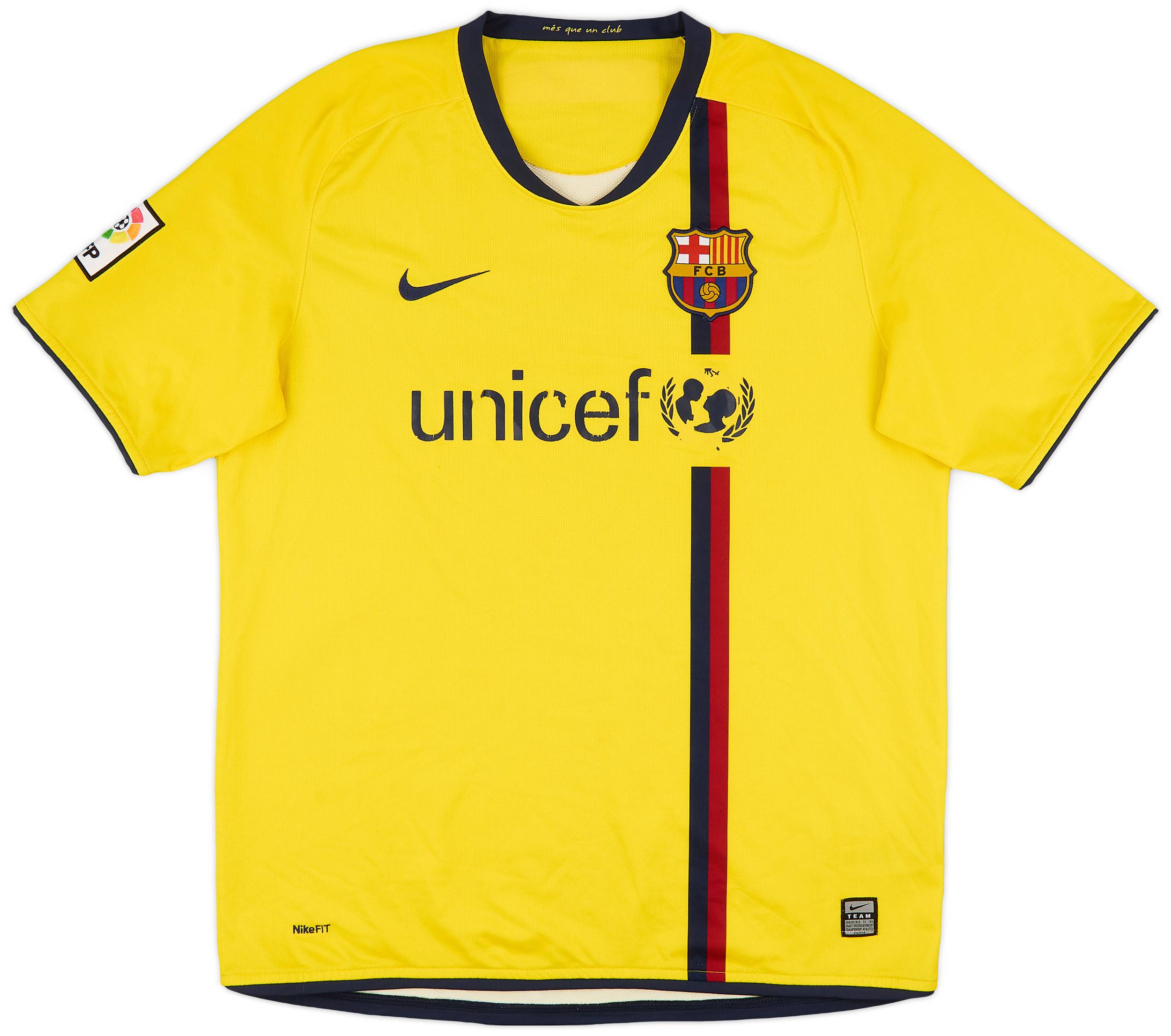 2008 10 Barcelona Away Shirt 4 10 L