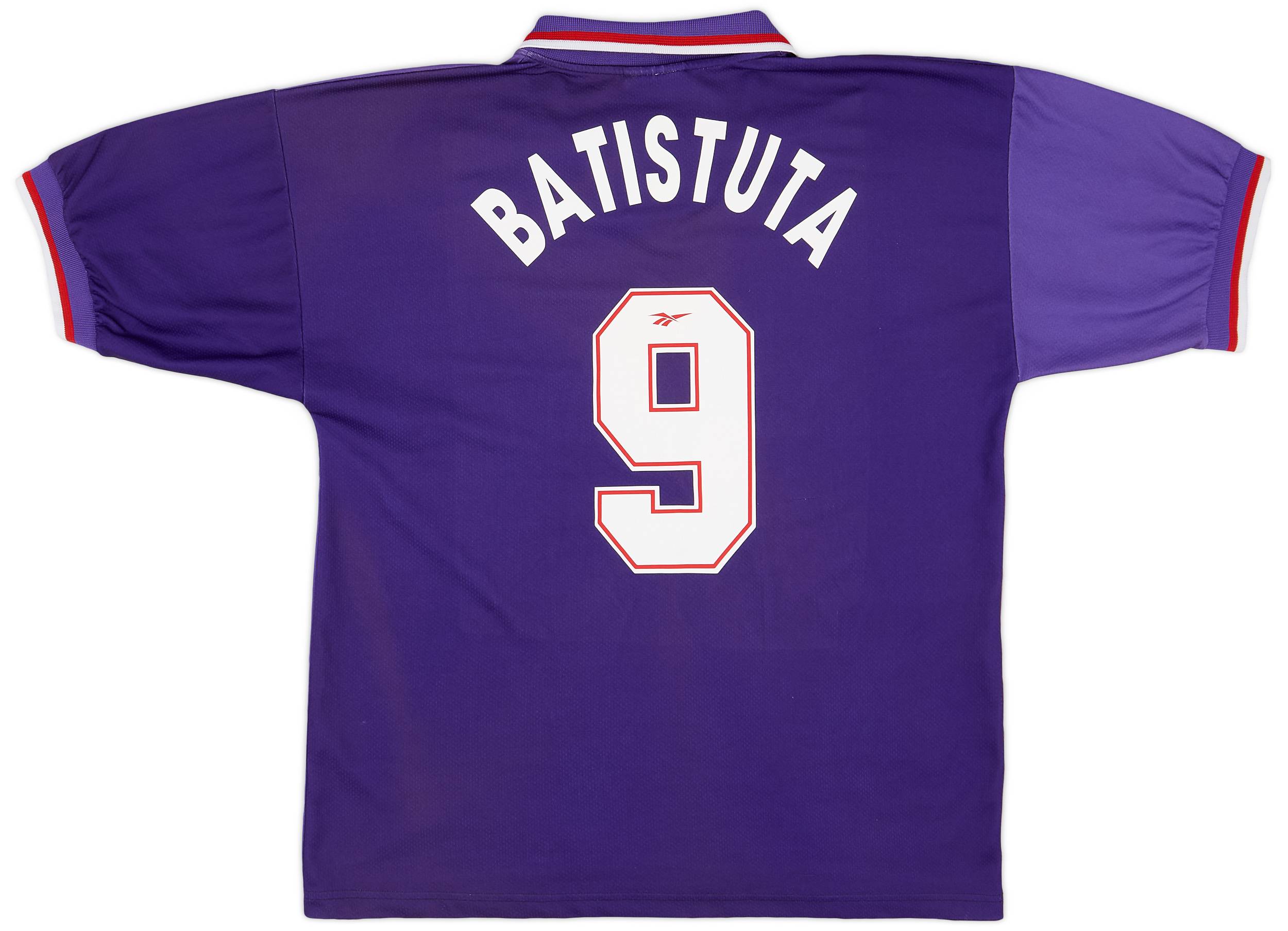 フィオレンティーナ/95-96/H #9 バティストゥータ 1995-96 Fiorentina Basic Home Shirt Batistuta #9 - 9/10 - (XL)