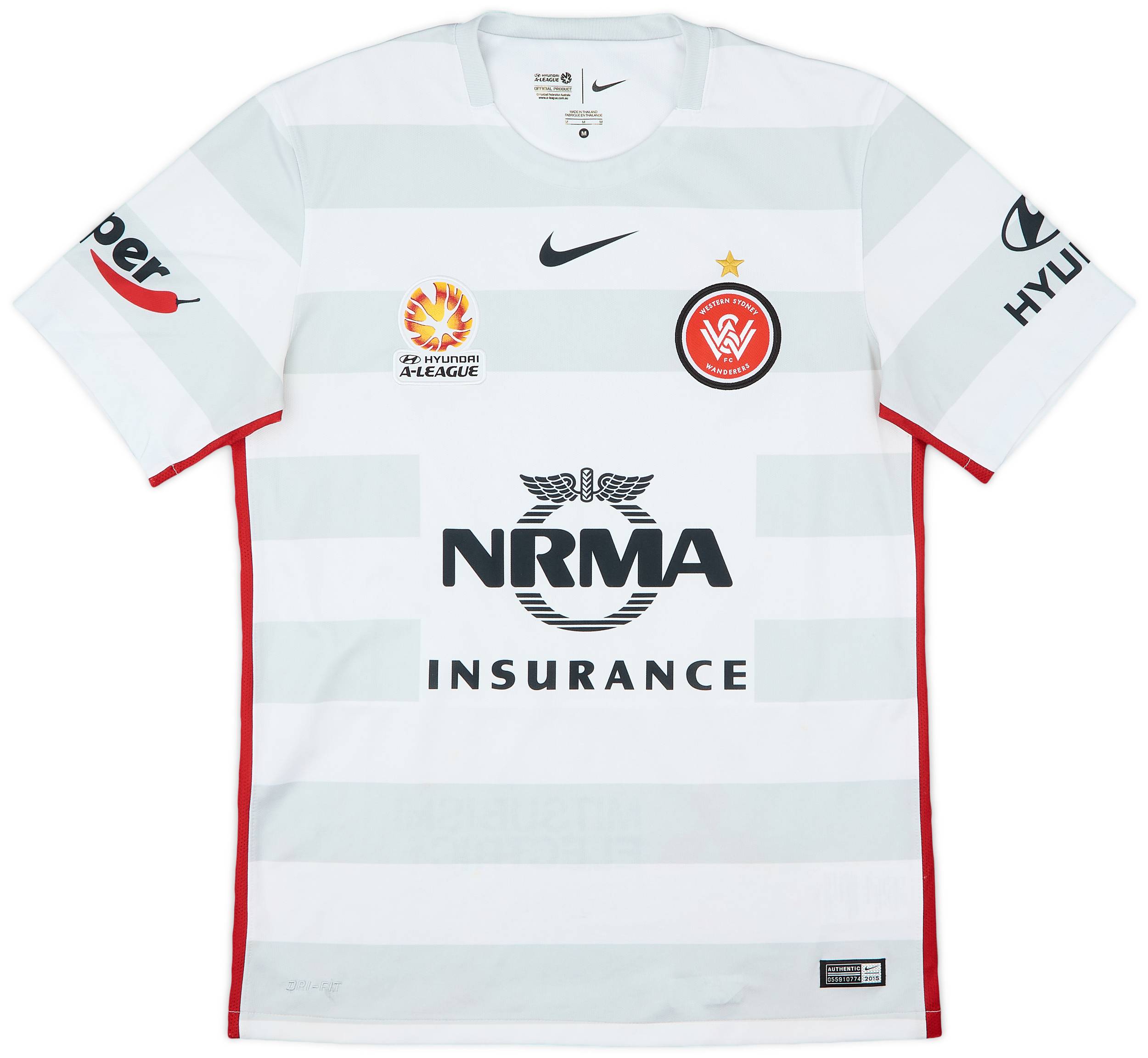 2015-16 Western Sydney Wanderers Away Shirt - 7/10 - (M)