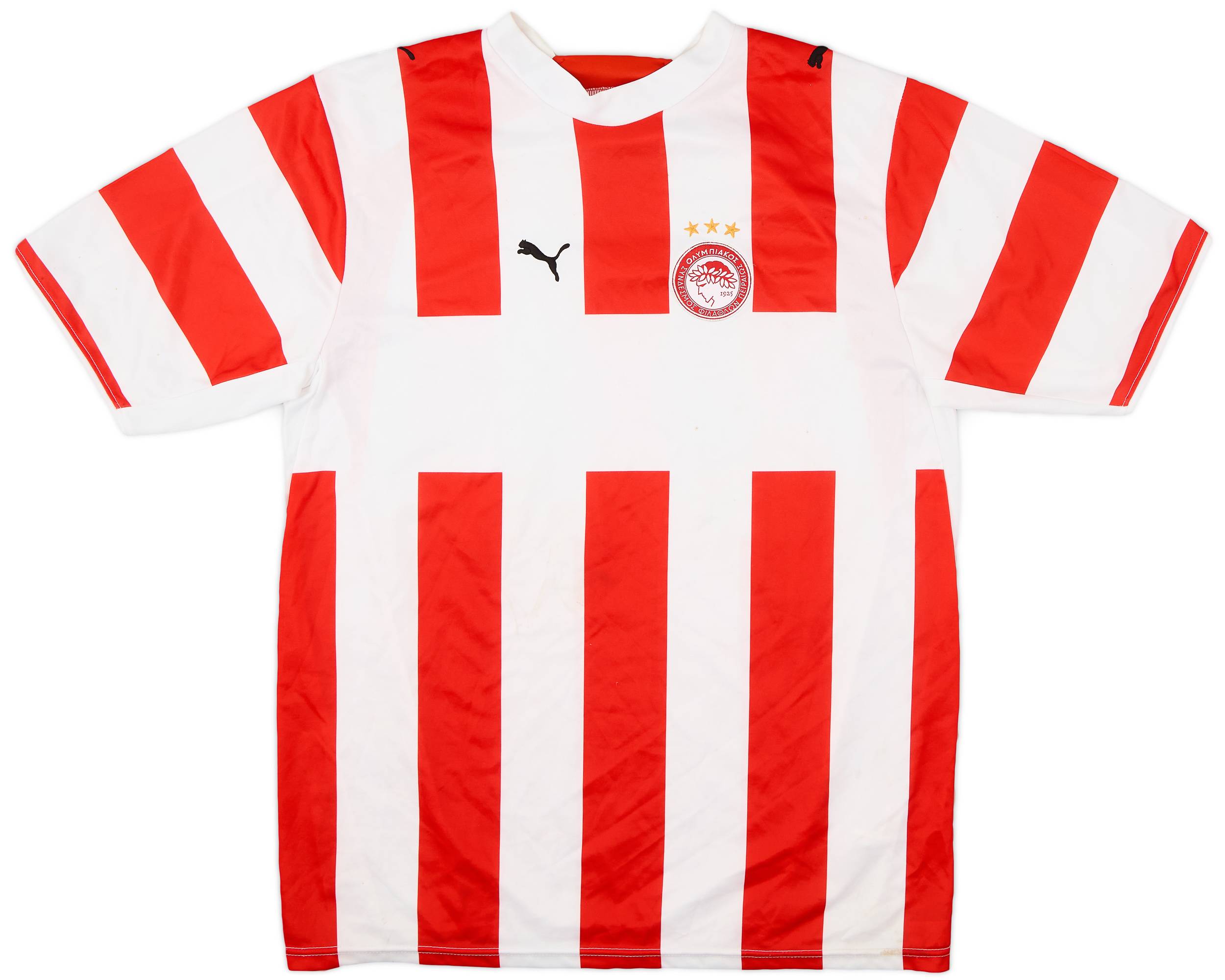 2006-07 Olympiakos Home Shirt - 6/10 - (L)