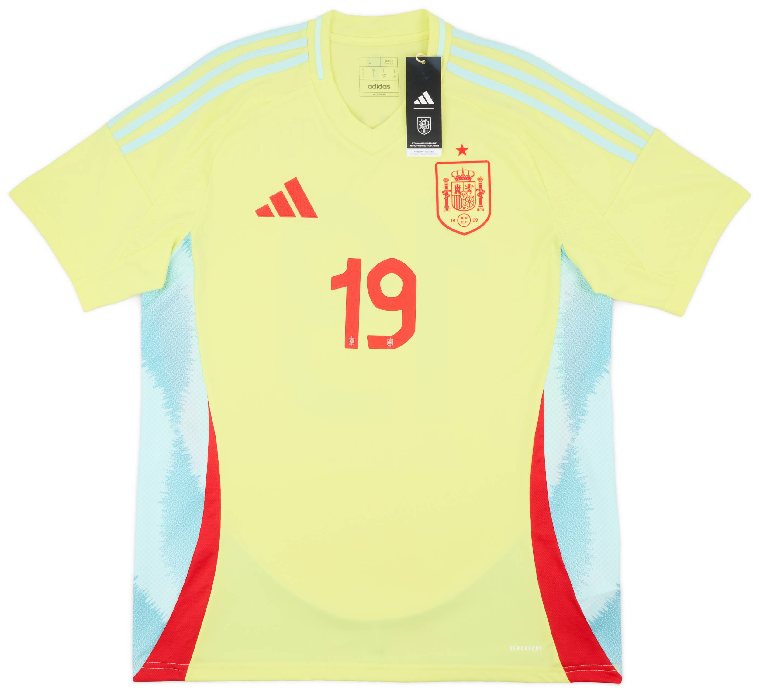 2024-25 Spain Away Shirt Lamine Yamal #19