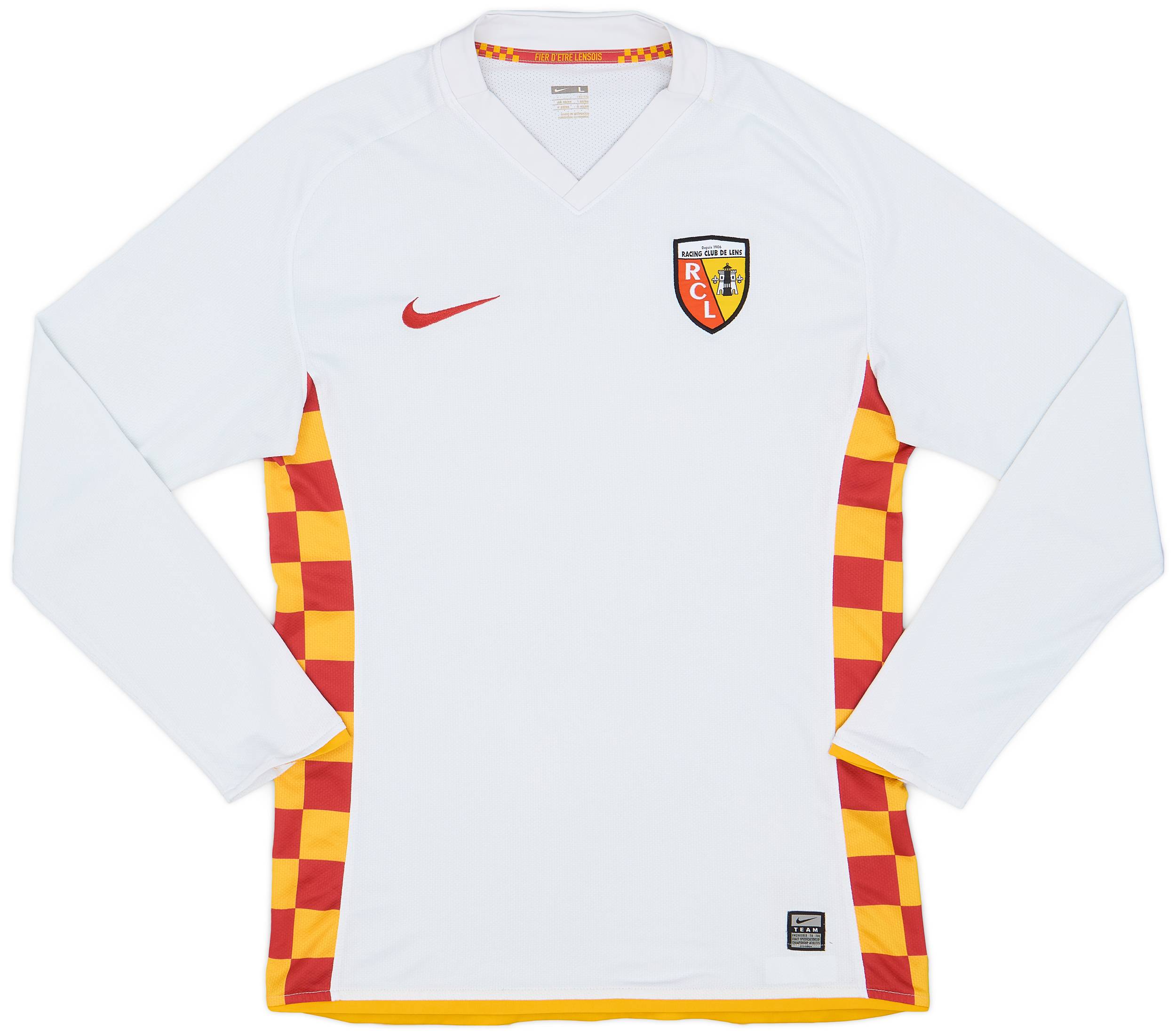 2008-09 Lens Player Issue Away L/S Shirt - 8/10 - (L)