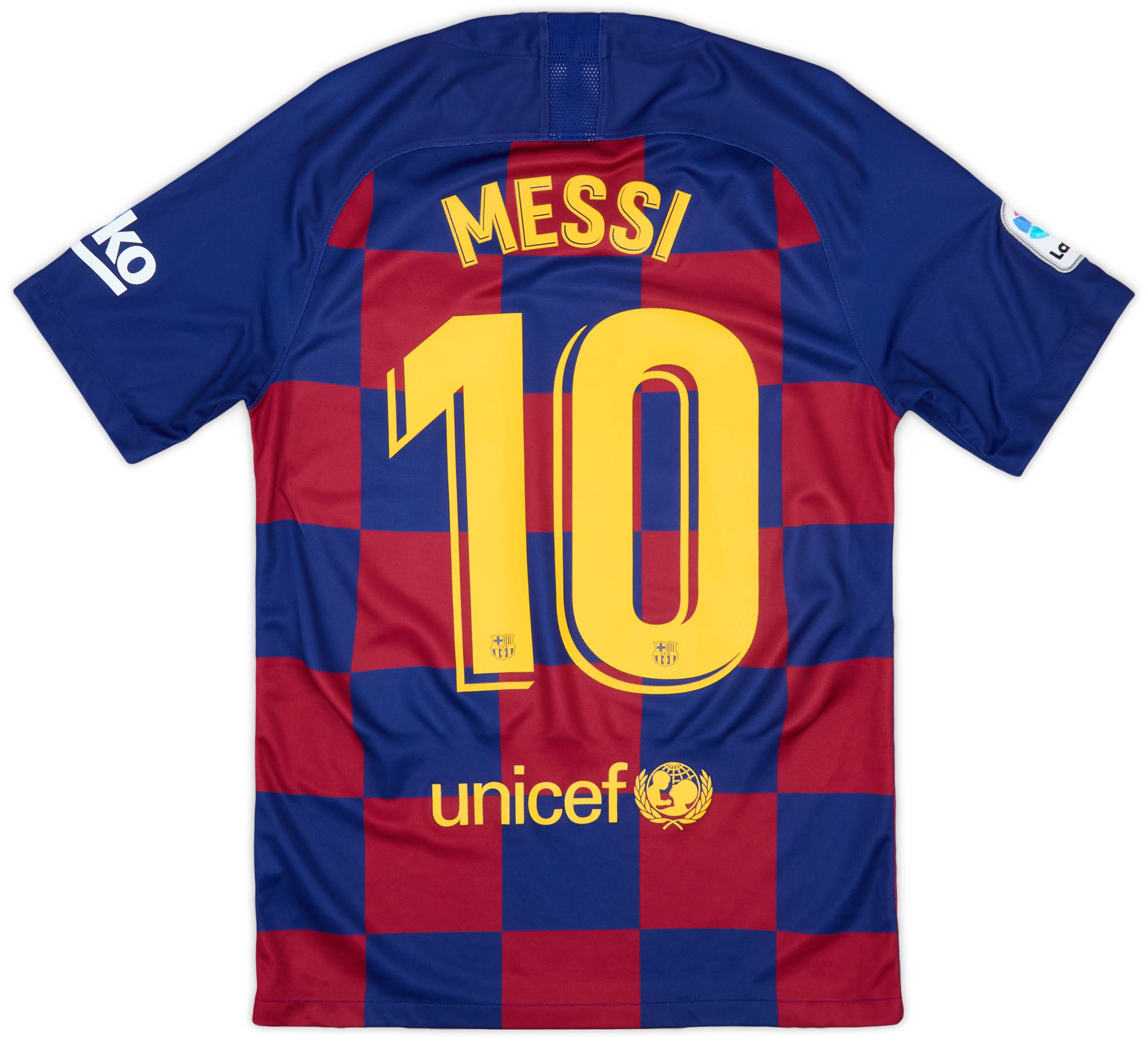 2019-20 Barcelona Home Shirt Messi #10 - 9/10 - (S)