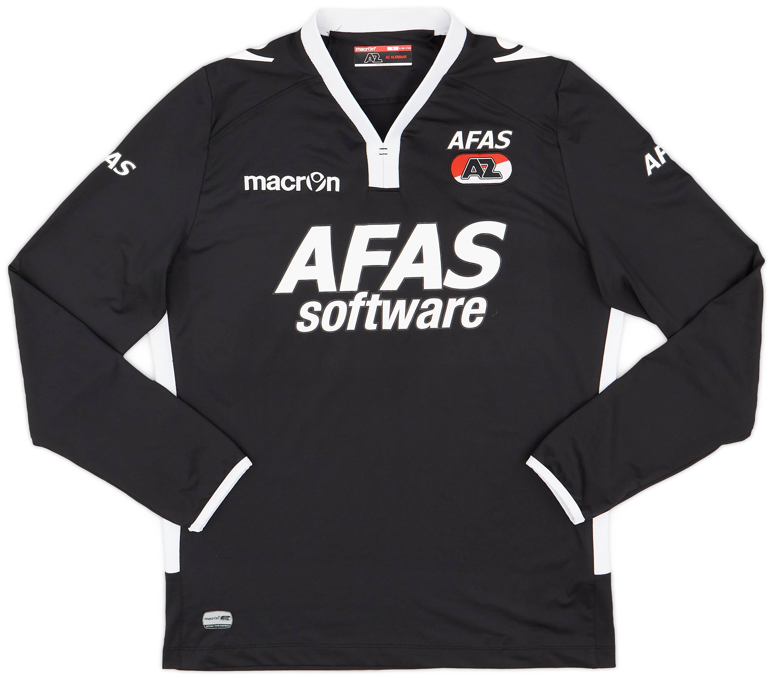 2014-15 AZ Alkmaar Away L/S Shirt - 7/10 - (S)