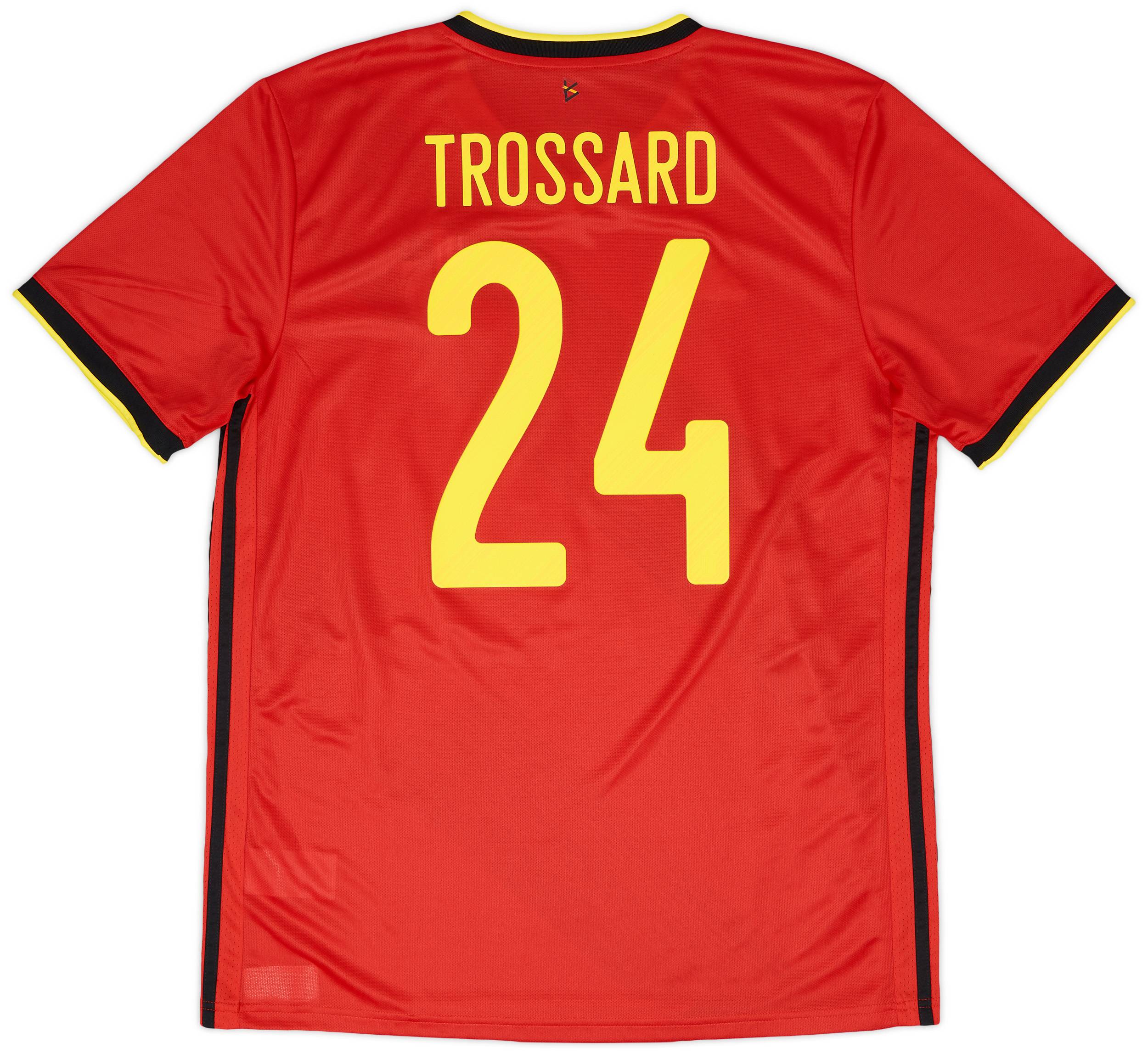 2020-21 Belgium Home Shirt Trossard #24 - 8/10 - (L)