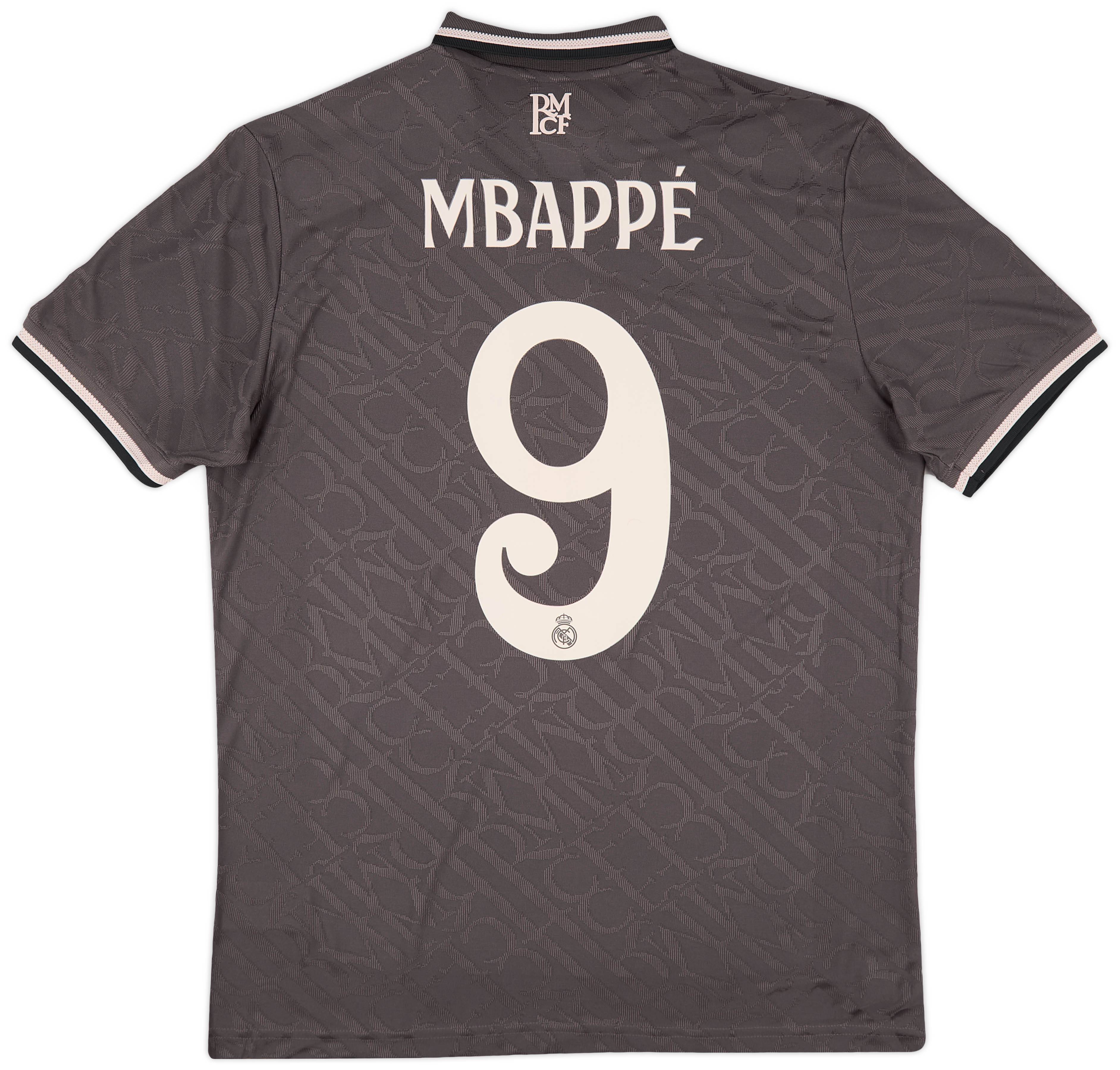 最前線の 2024-25 Real Madrid Authentic Third Shirt Mbappe #9 ウェア