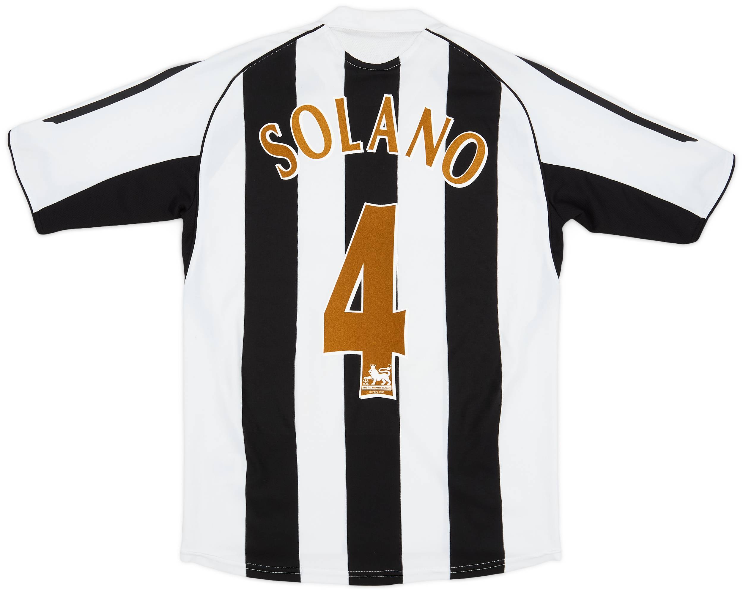 2005-07 Newcastle Home Shirt Solano #4 - 7/10 - (S)