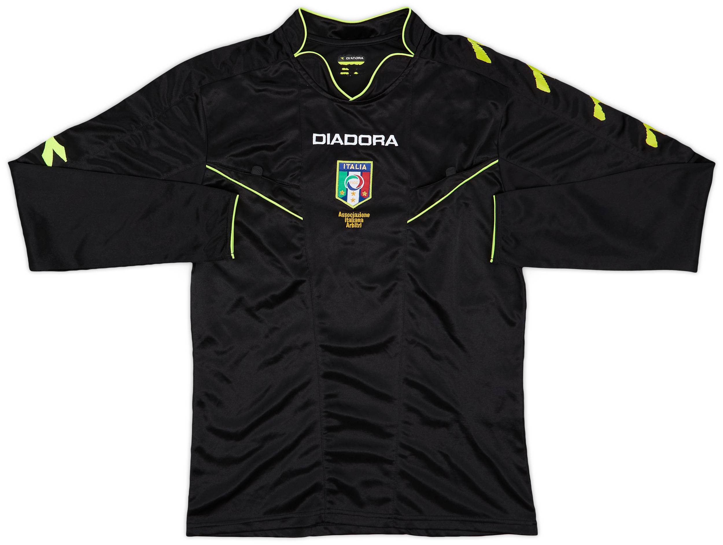 2013-15 Italy Diadora Referee L/S Shirt - 5/10 - (M)