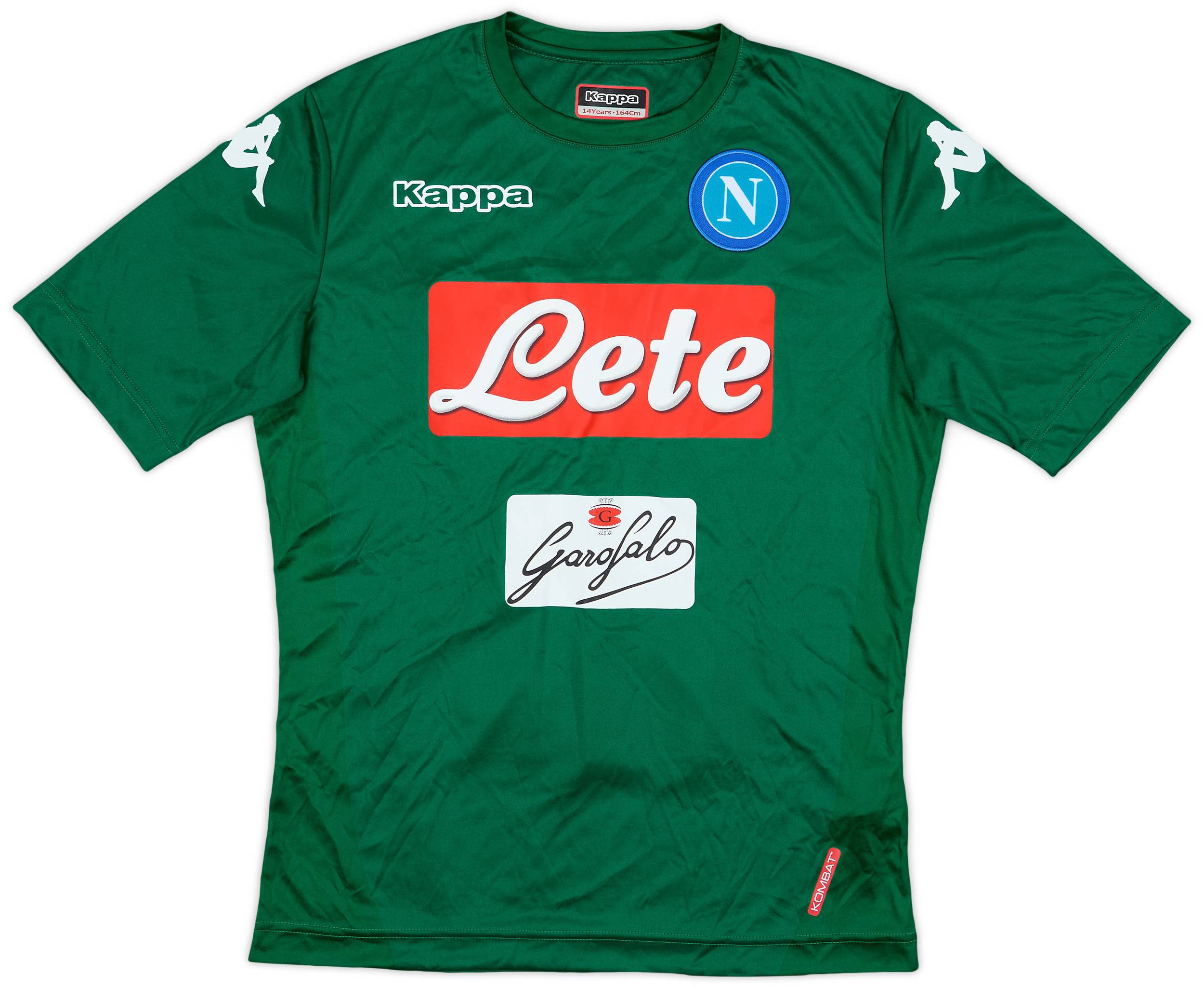 2017-18 Napoli European GK S/S Shirt - 9/10 - (XL.Boys)