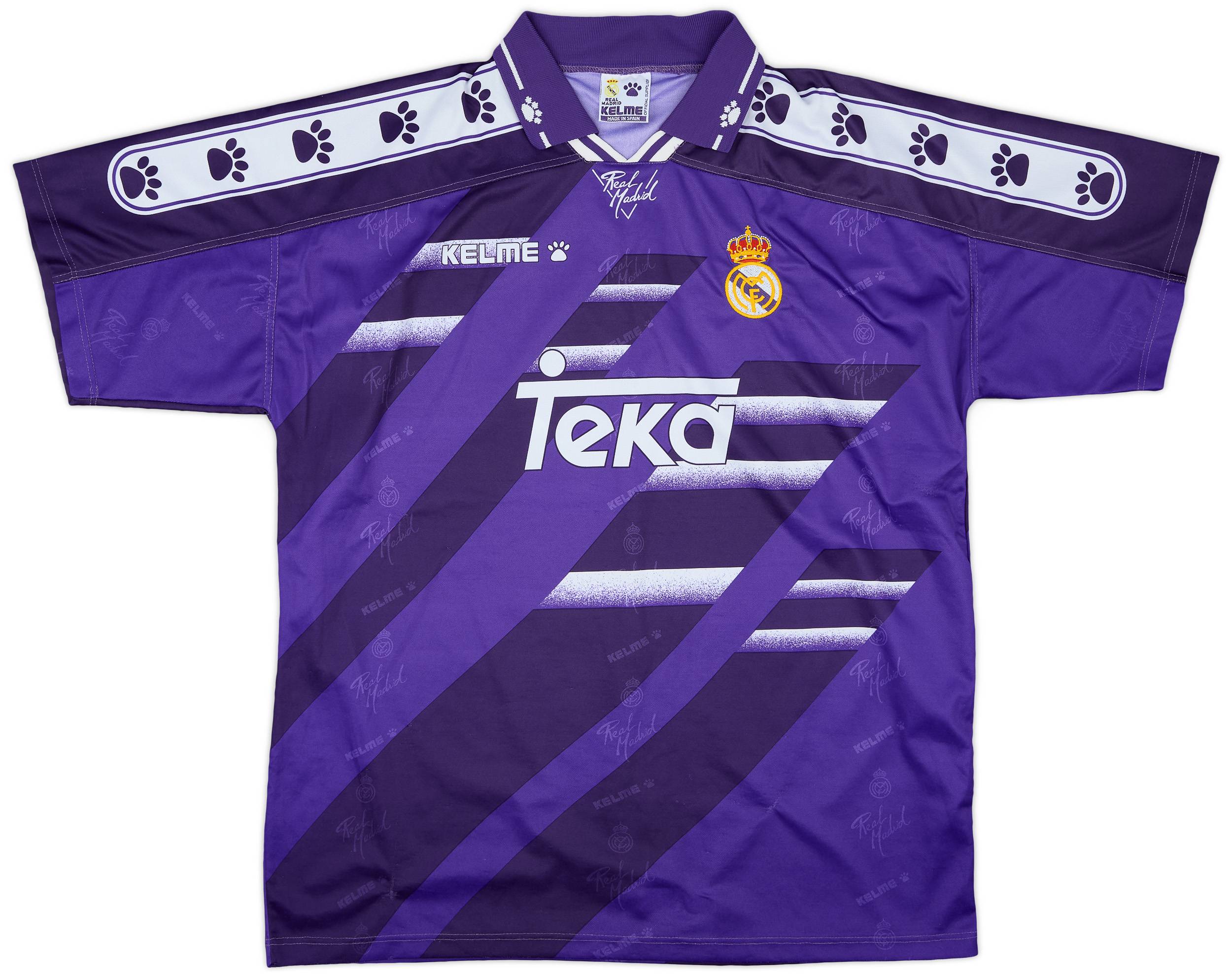1994-96 Real Madrid Away Shirt - 9/10 - (XL)