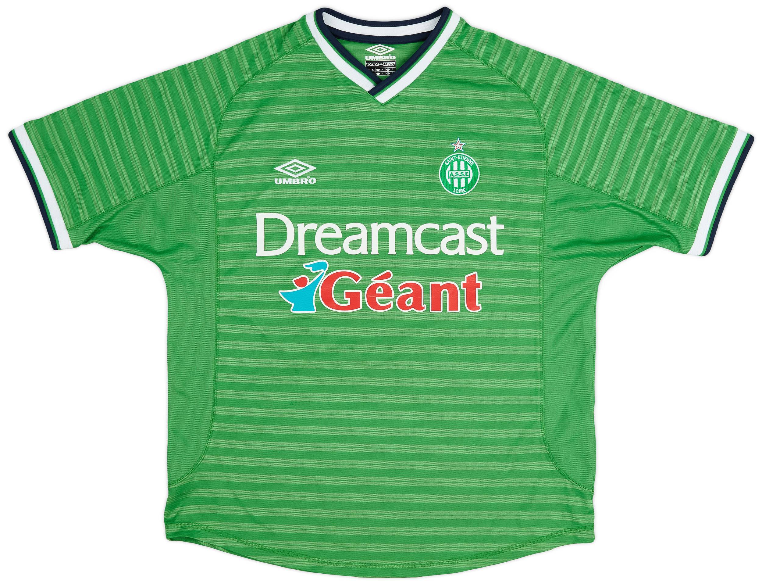 2000-01 Saint Etienne Home Shirt - 8/10 - (L)