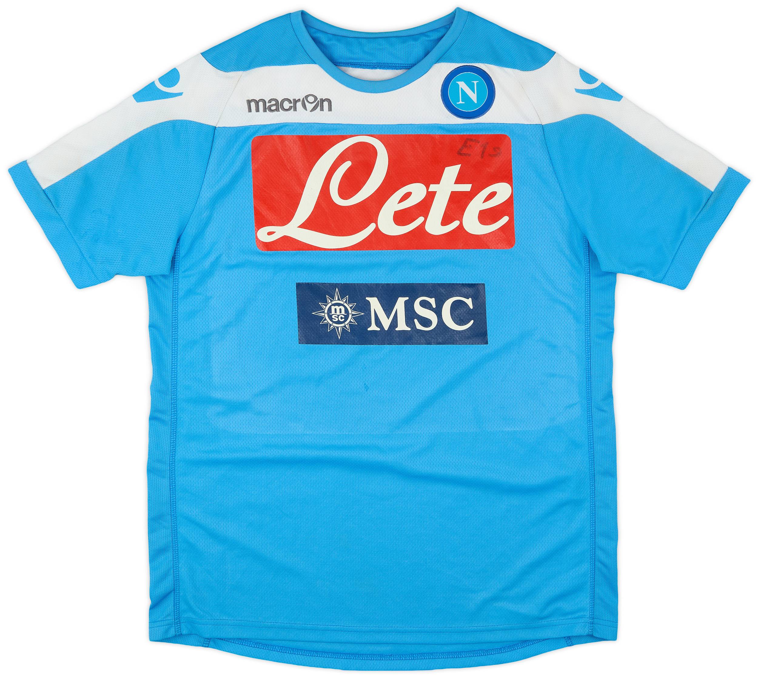 2011-12 Napoli Macron Training Shirt - 6/10 - (M)