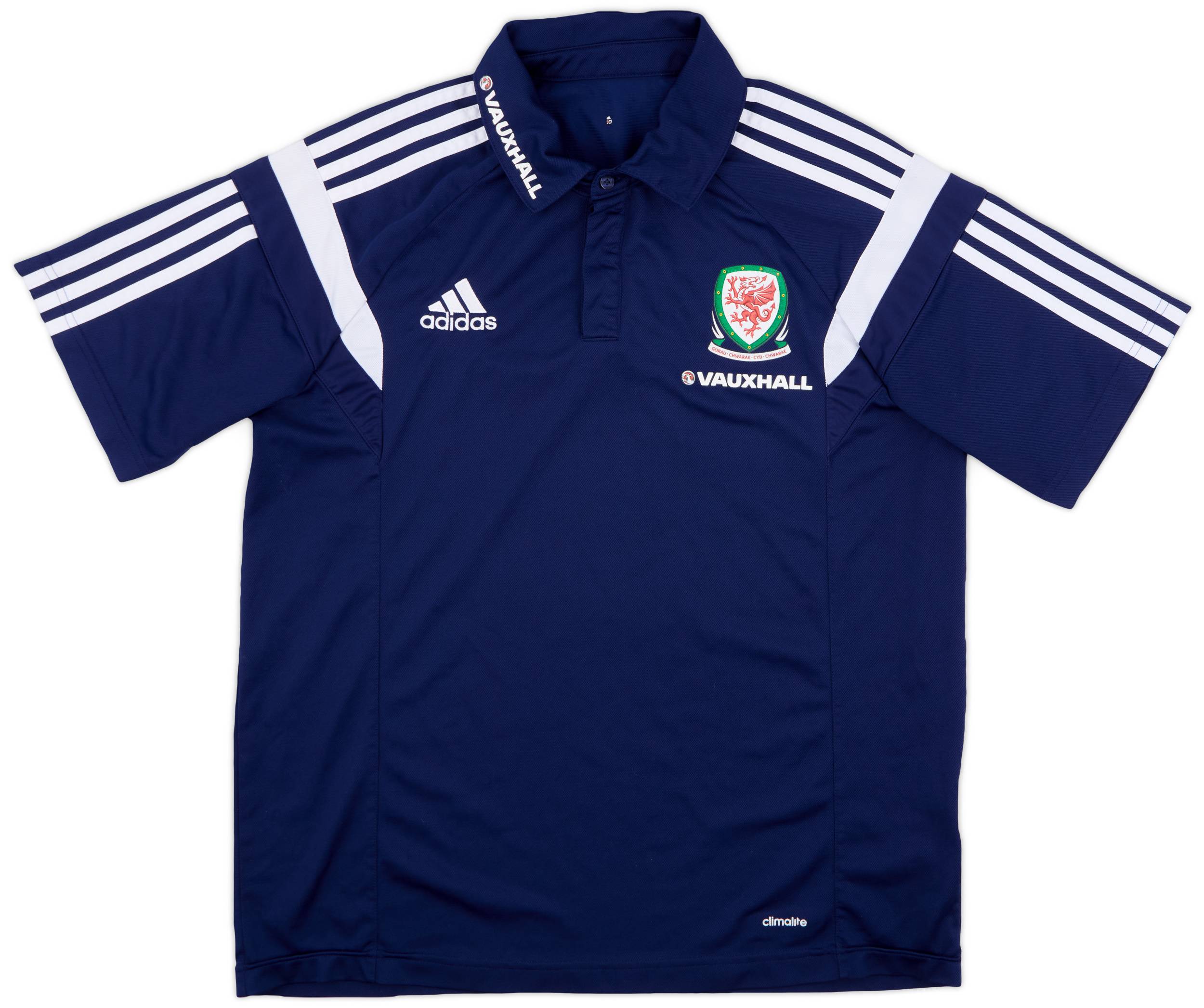 2013-14 Wales adidas Travel Polo - 7/10 - (S)