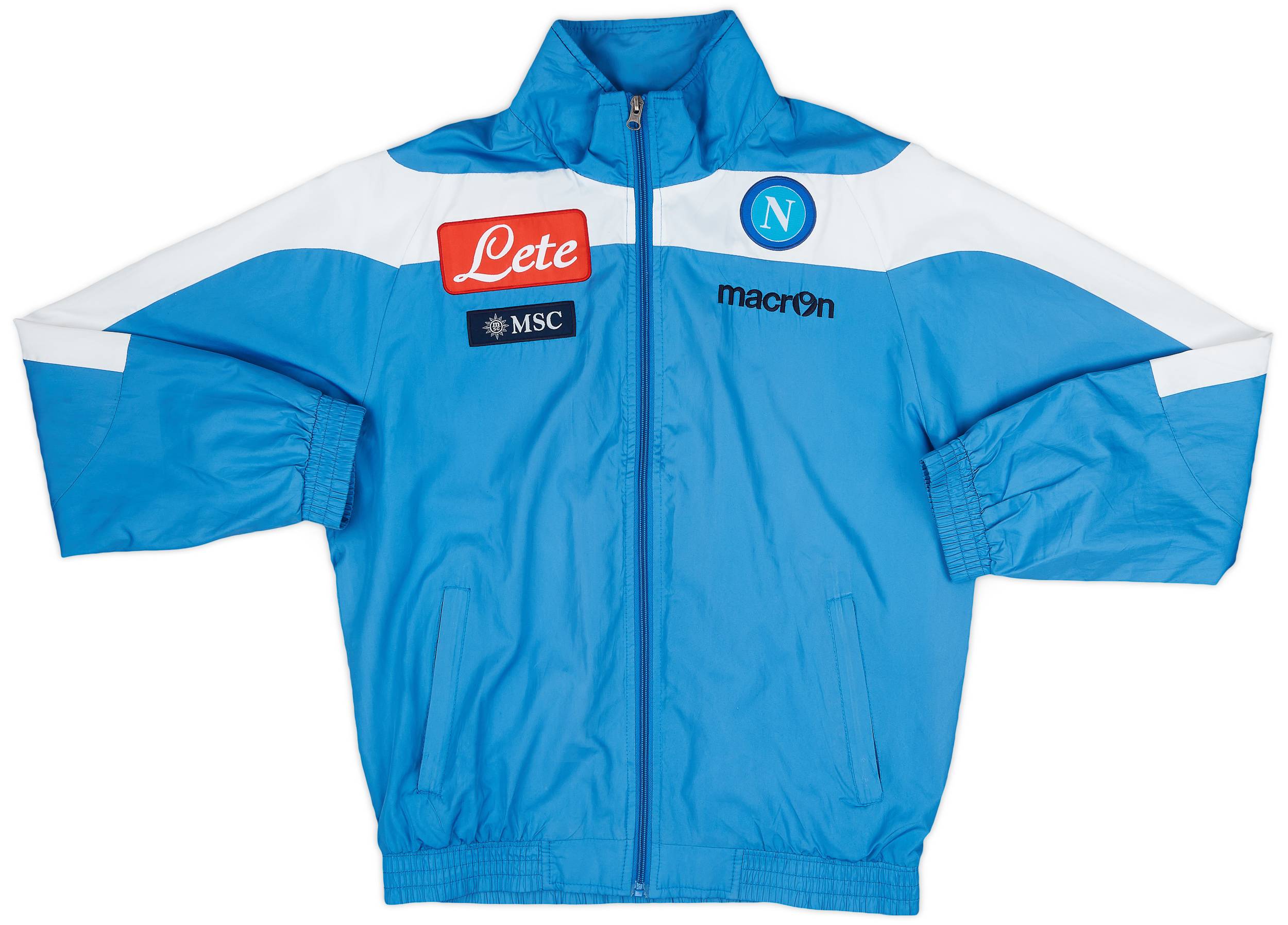 2014-15 Napoli Macron Track Jacket - 7/10 - (M)