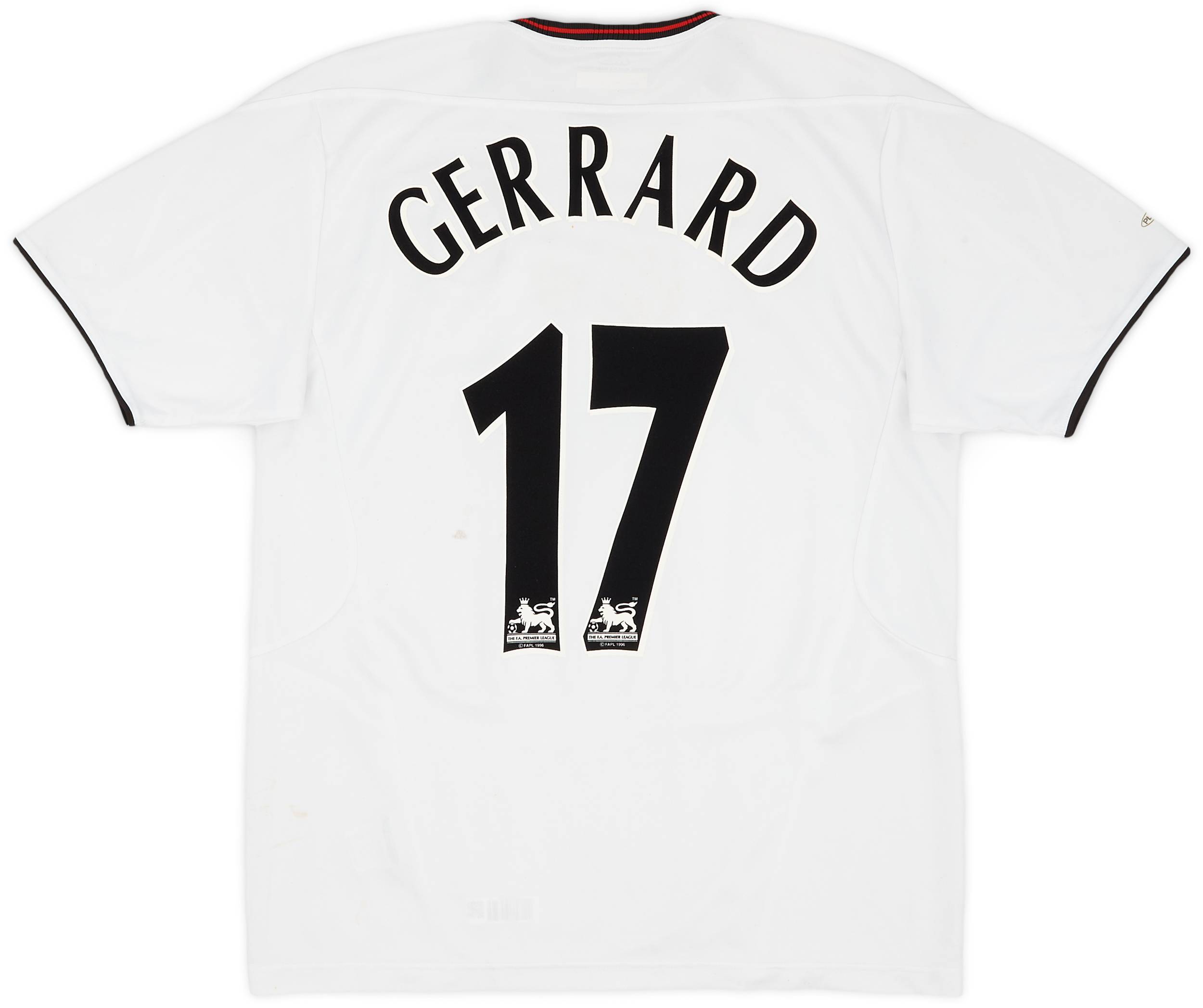 2003-04 Liverpool Away Shirt Gerrard #17 - 5/10 - (M)