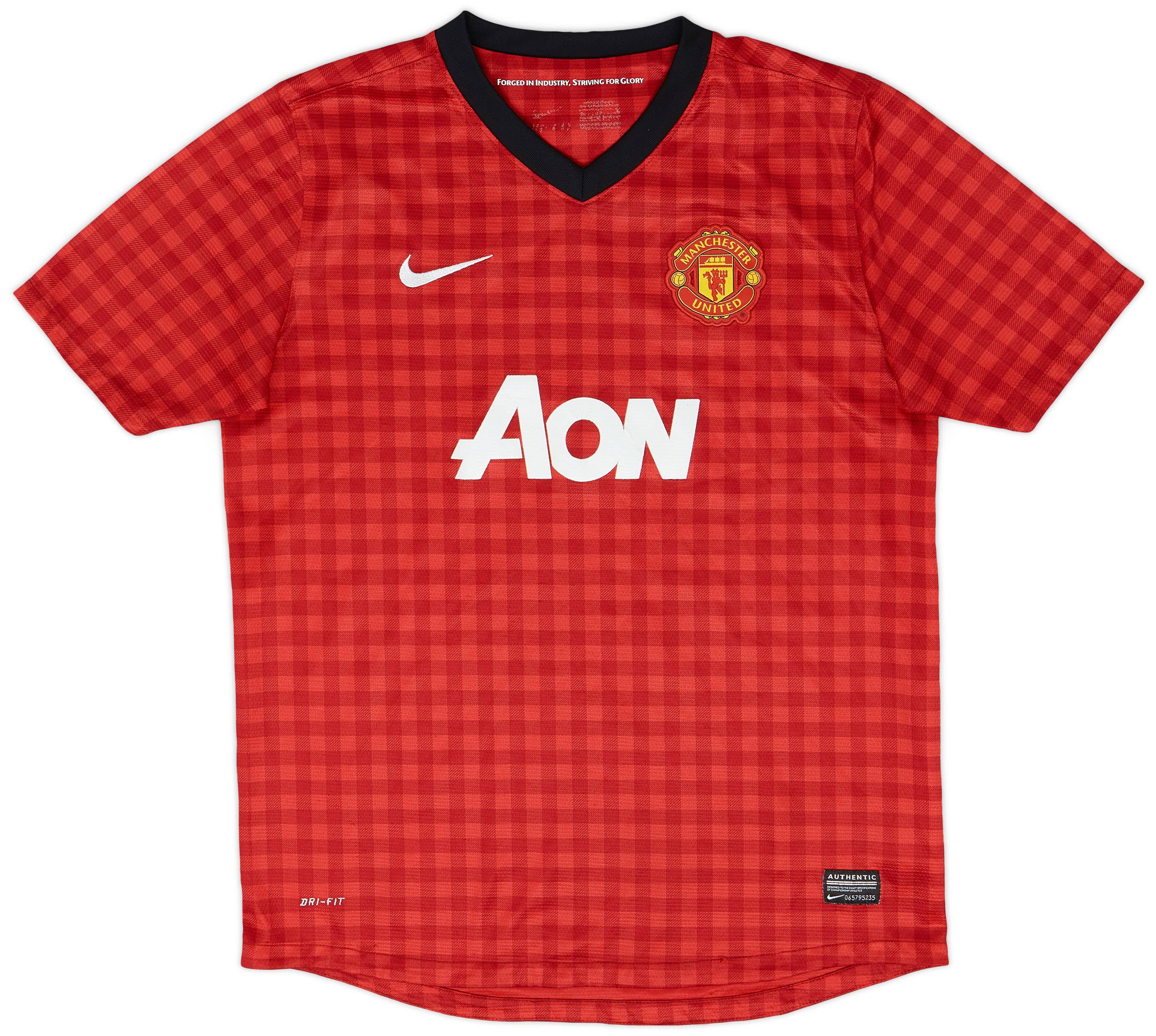 2012-13 Manchester United Home Shirt - 8/10 - (XL.Boys)