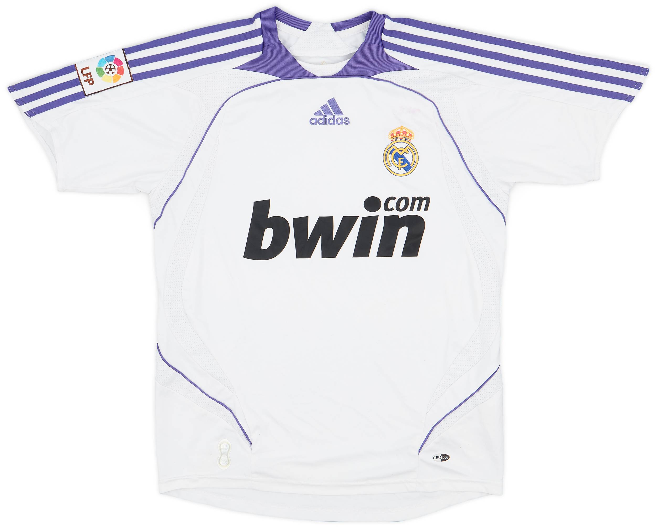 2007-08 Real Madrid Home Shirt - 5/10 - (L.Boys)