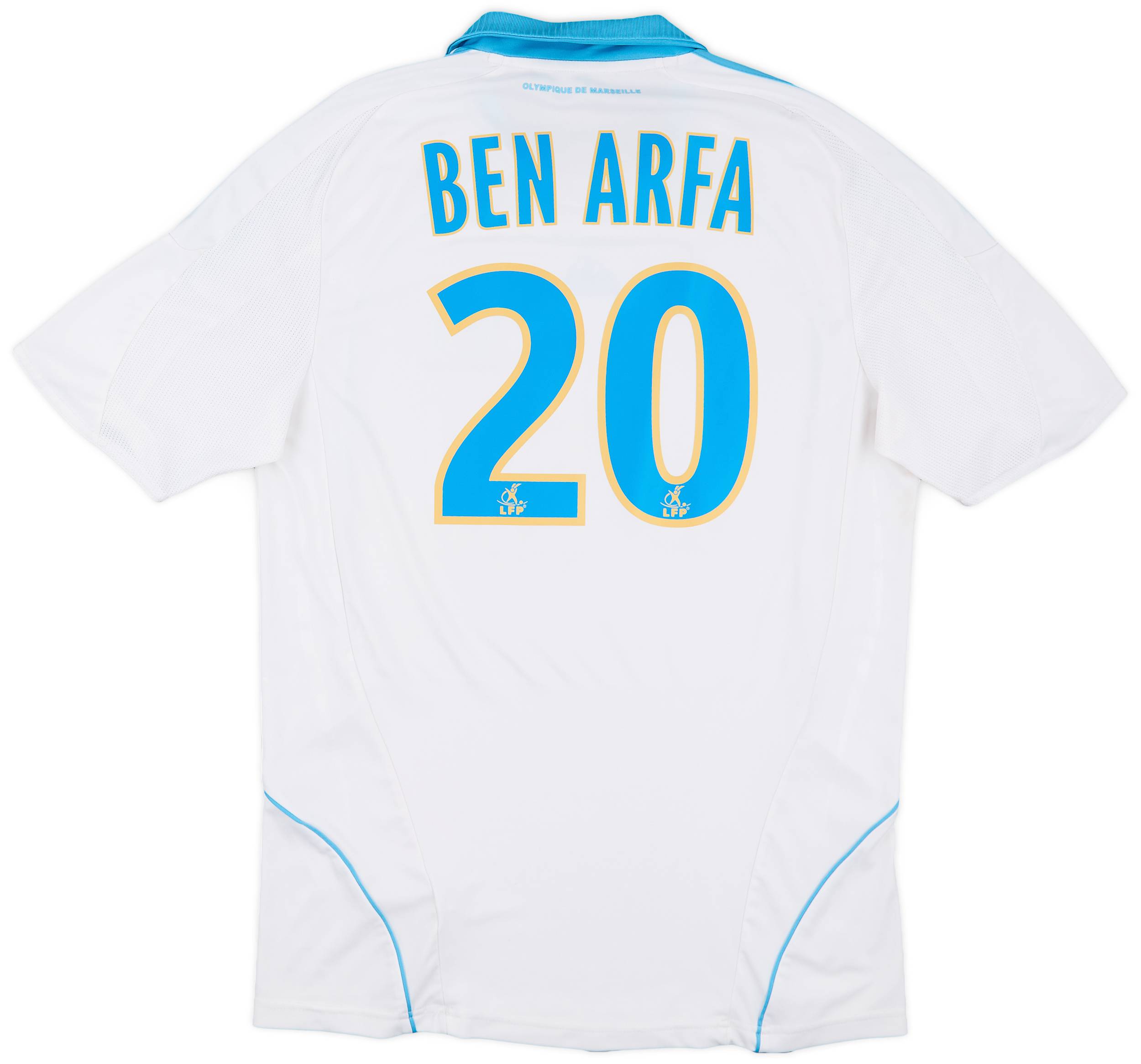 2008-09 Olympique Marseille Home Shirt Ben Arfa #20 - 7/10 - (M)