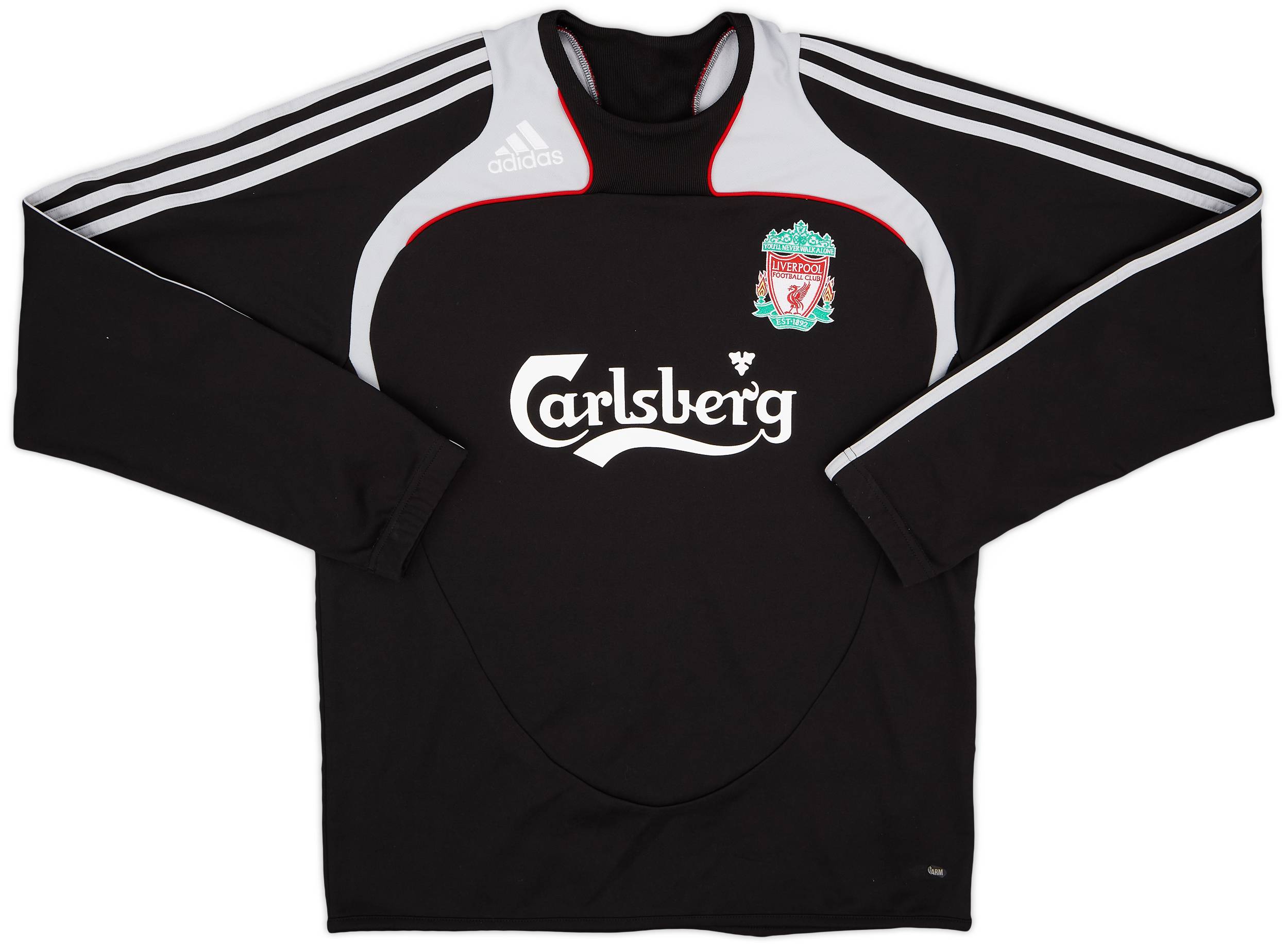 2008-09 Liverpool adidas Sweat Top - 8/10 - (M)