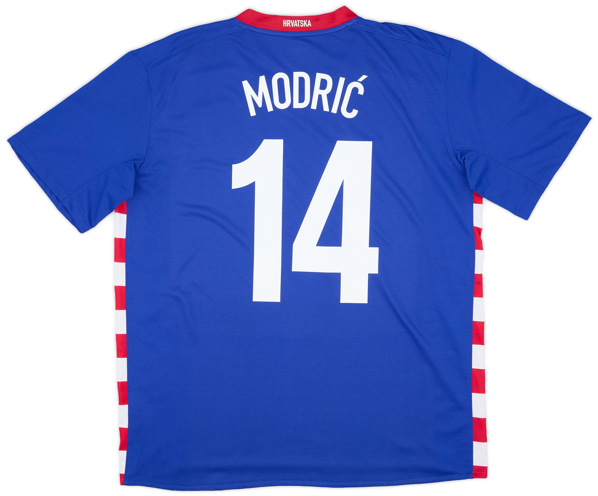 2007-09 Croatia Away Shirt Modric #14 - 8/10 - (L)