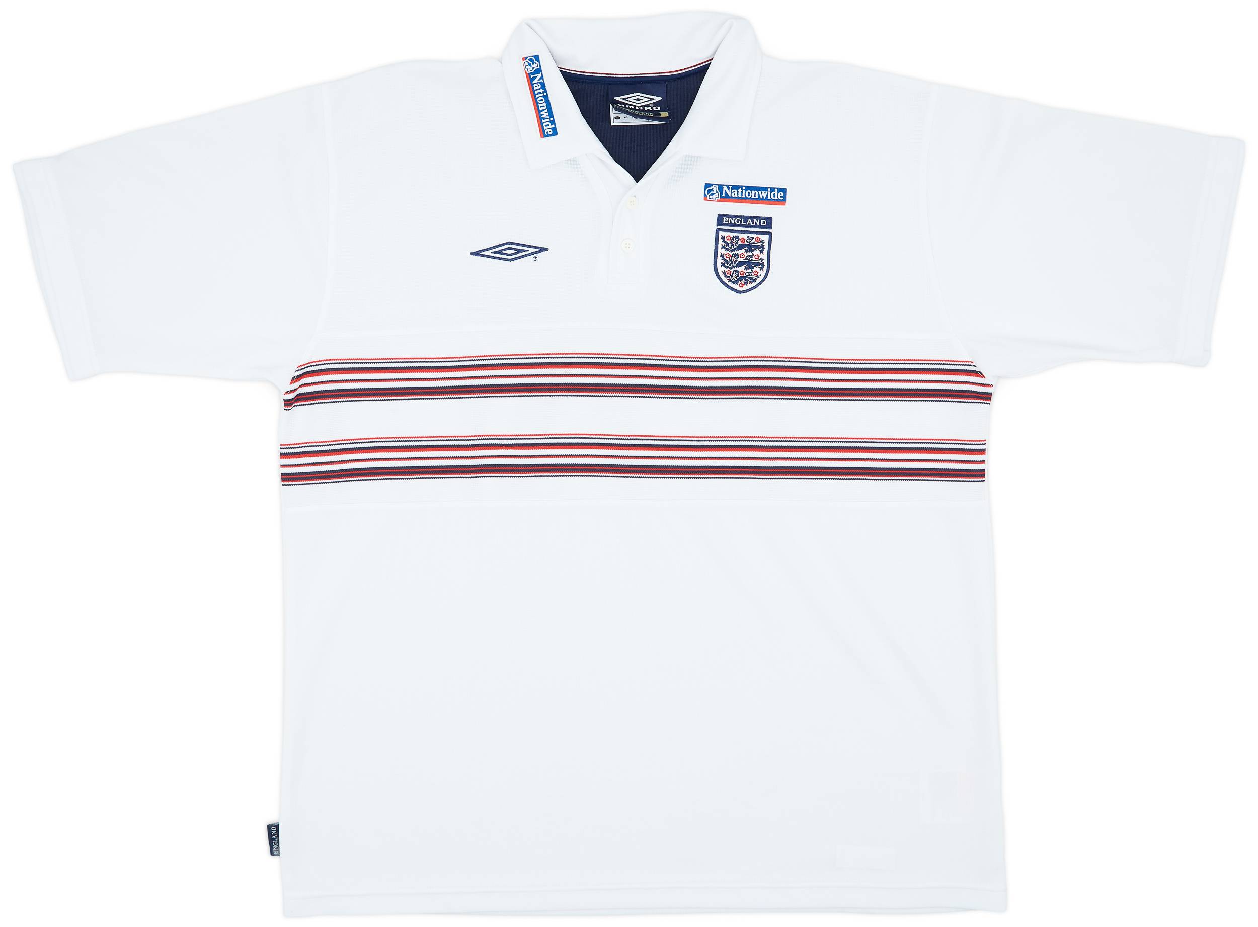 2004-05 England Umbro Polo Shirt - 9/10 - (XXL)