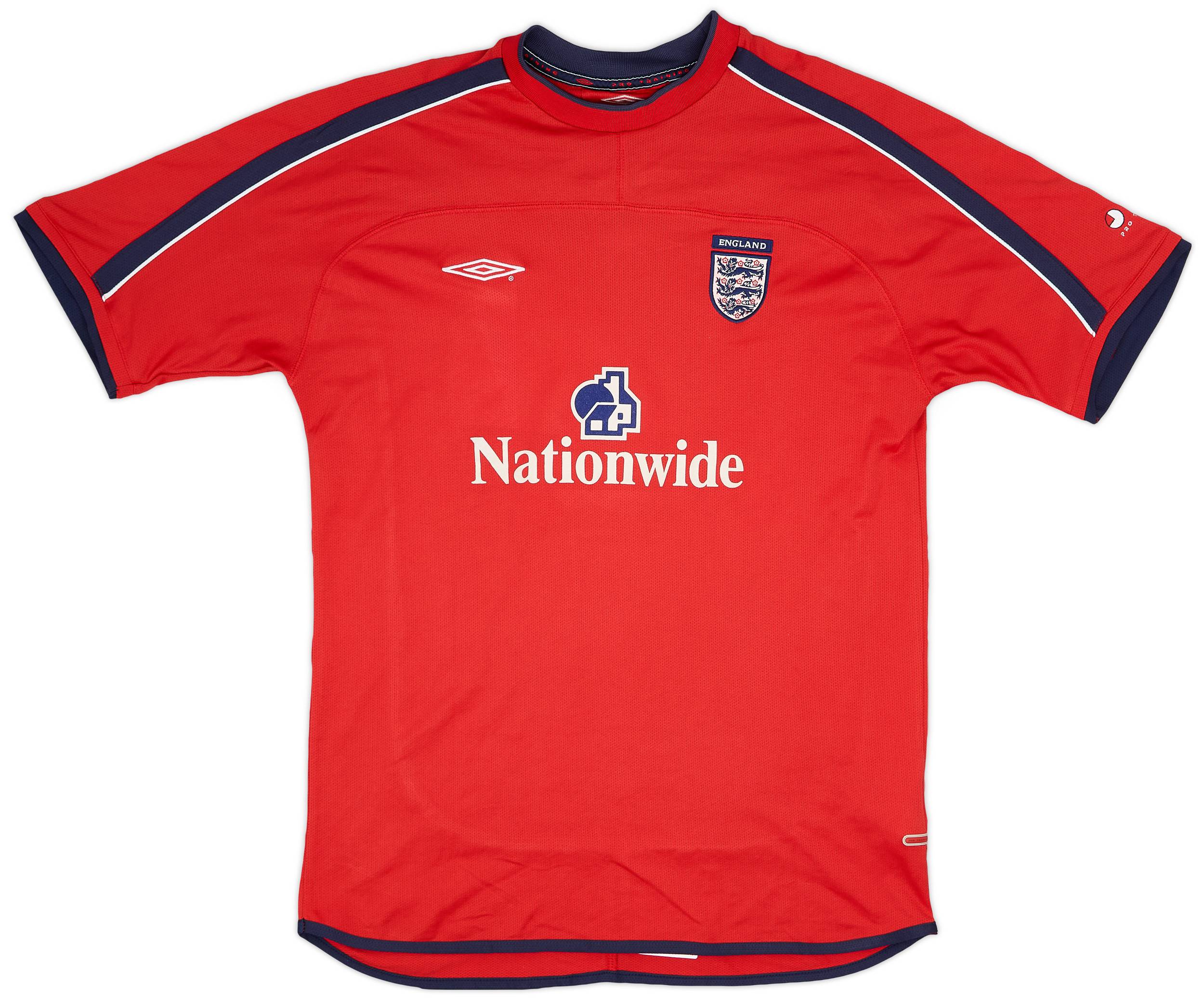 2001-02 England Umbro Training Shirt - 8/10 - (L)