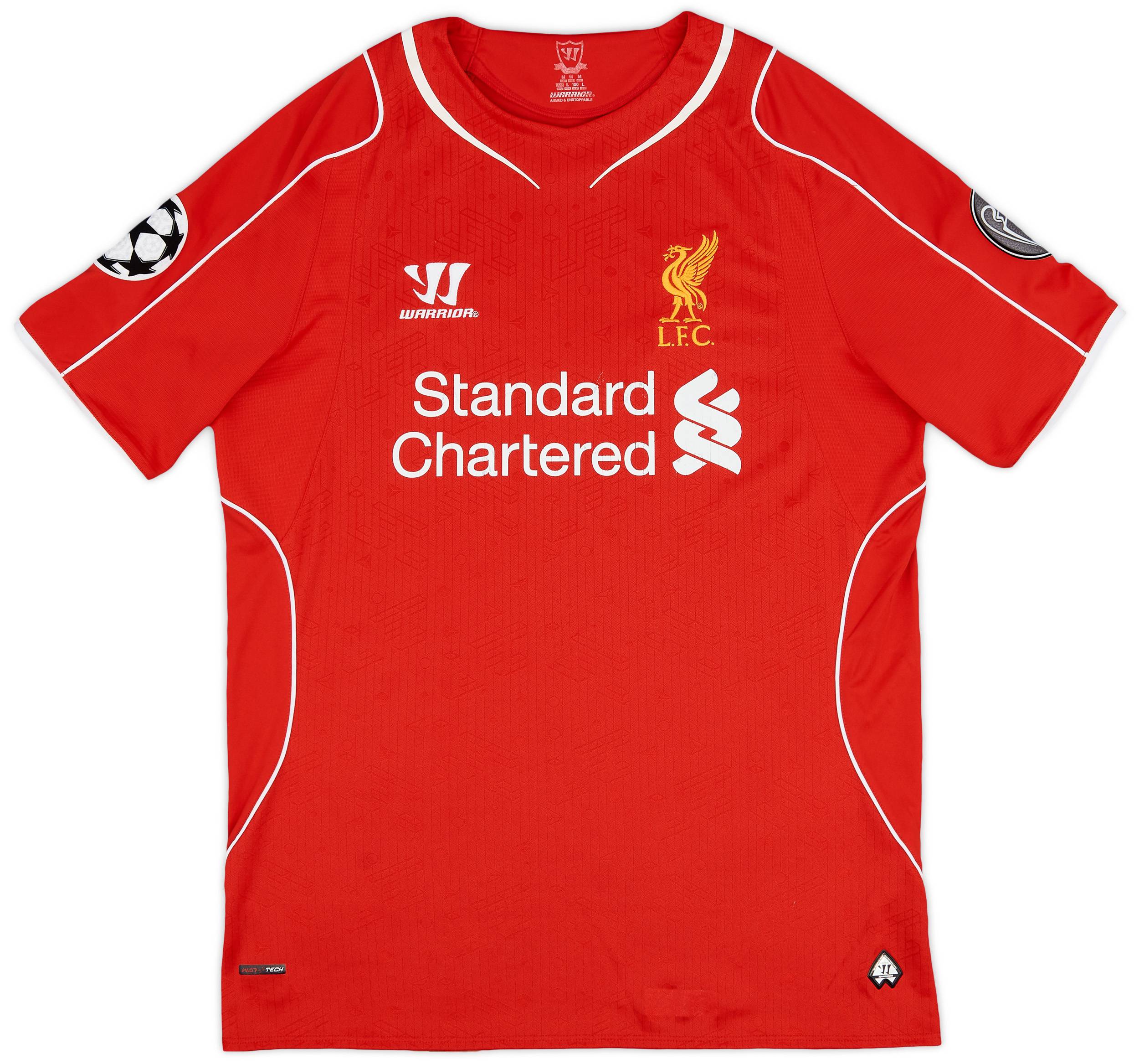 2014-15 Liverpool Home Shirt - 6/10 - (M)
