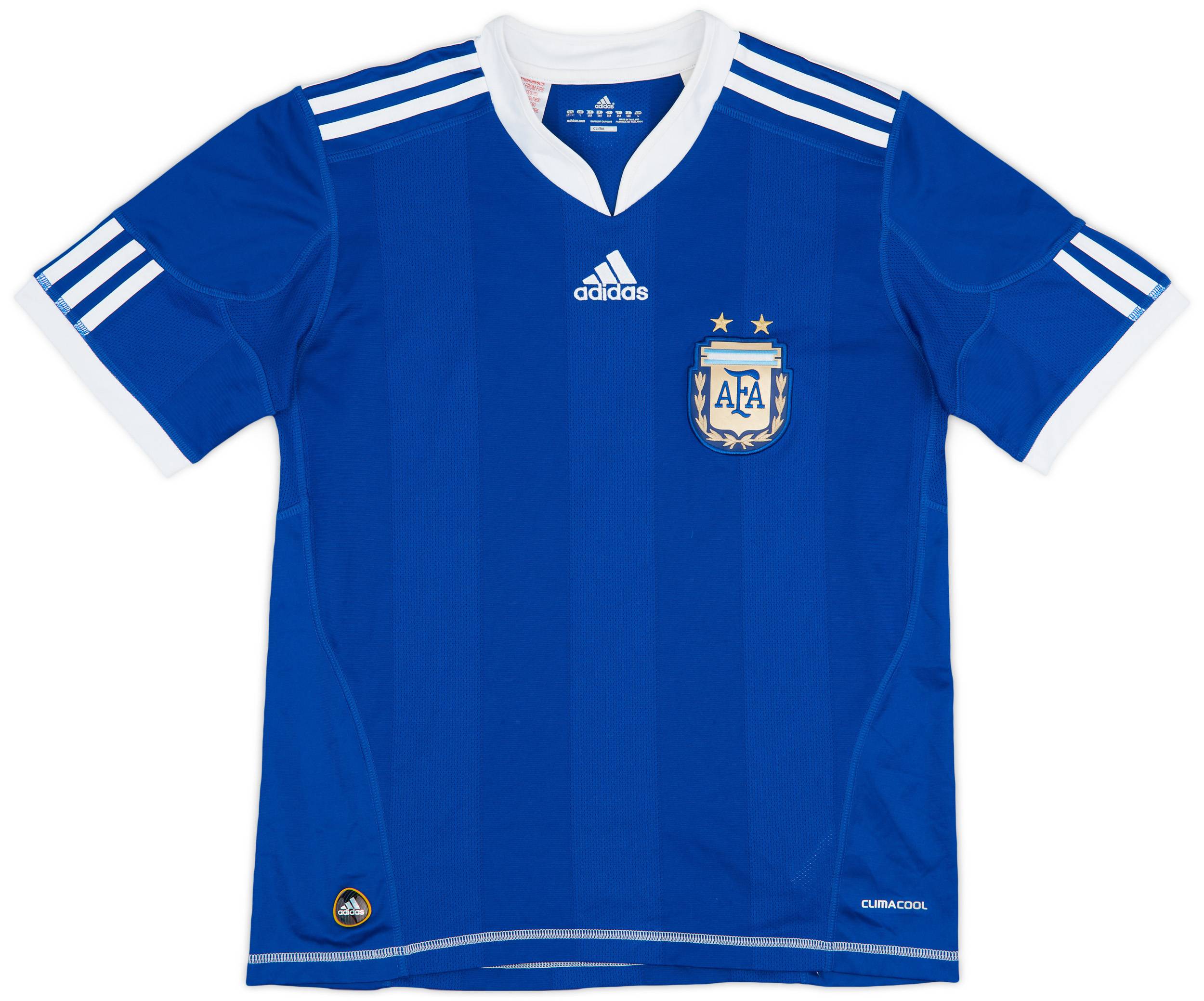 2010-11 Argentina Away Shirt - 8/10 - (L.Boys)