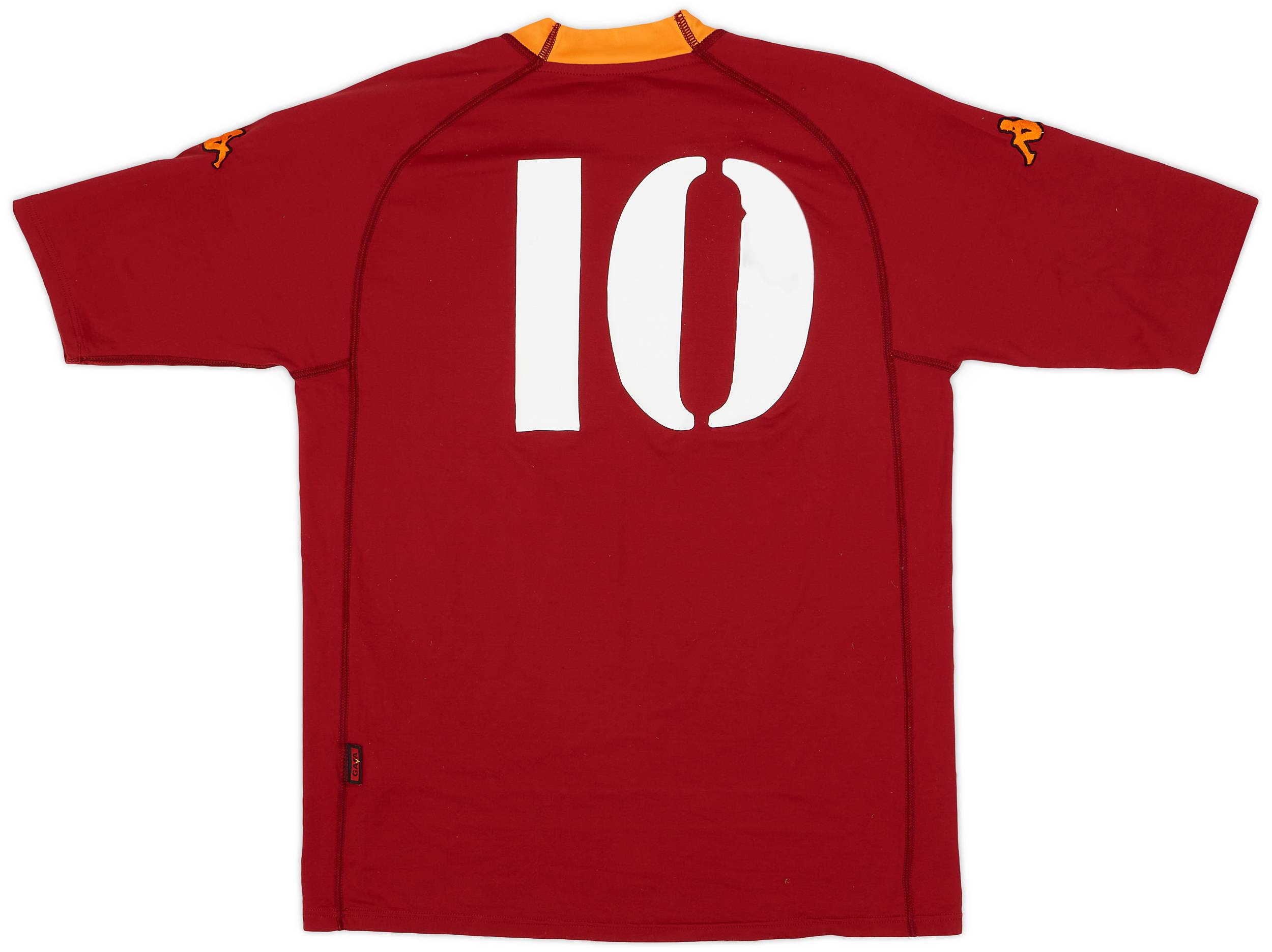 【 激レア】ASローマ GKシャツ 00-01シーズン 2000-01 Roma Home Shirt #10 - 6/10 - (L)