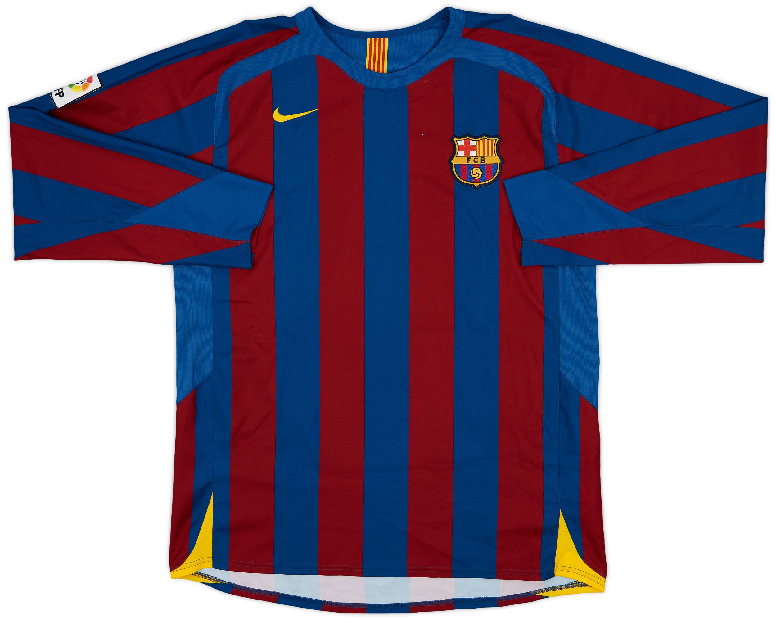 FC Barcelona 05-06シーズン　ホーム　長袖　メンズM FC Barcelona 05-06シーズン ホーム 長袖 メンズl - メルカリ