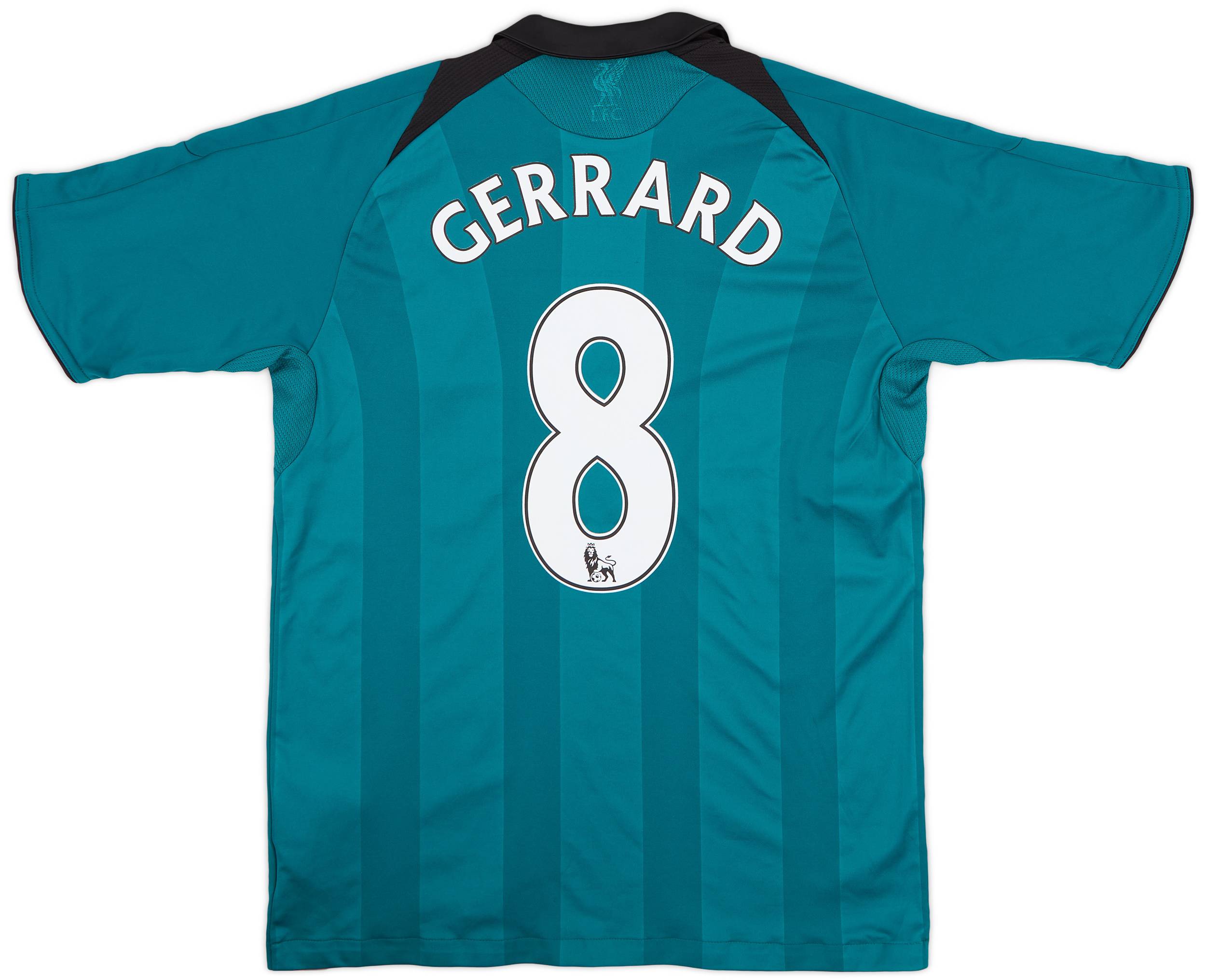 2008-09 Liverpool Third Shirt Gerrard #8 - 8/10 - (L.Boys)