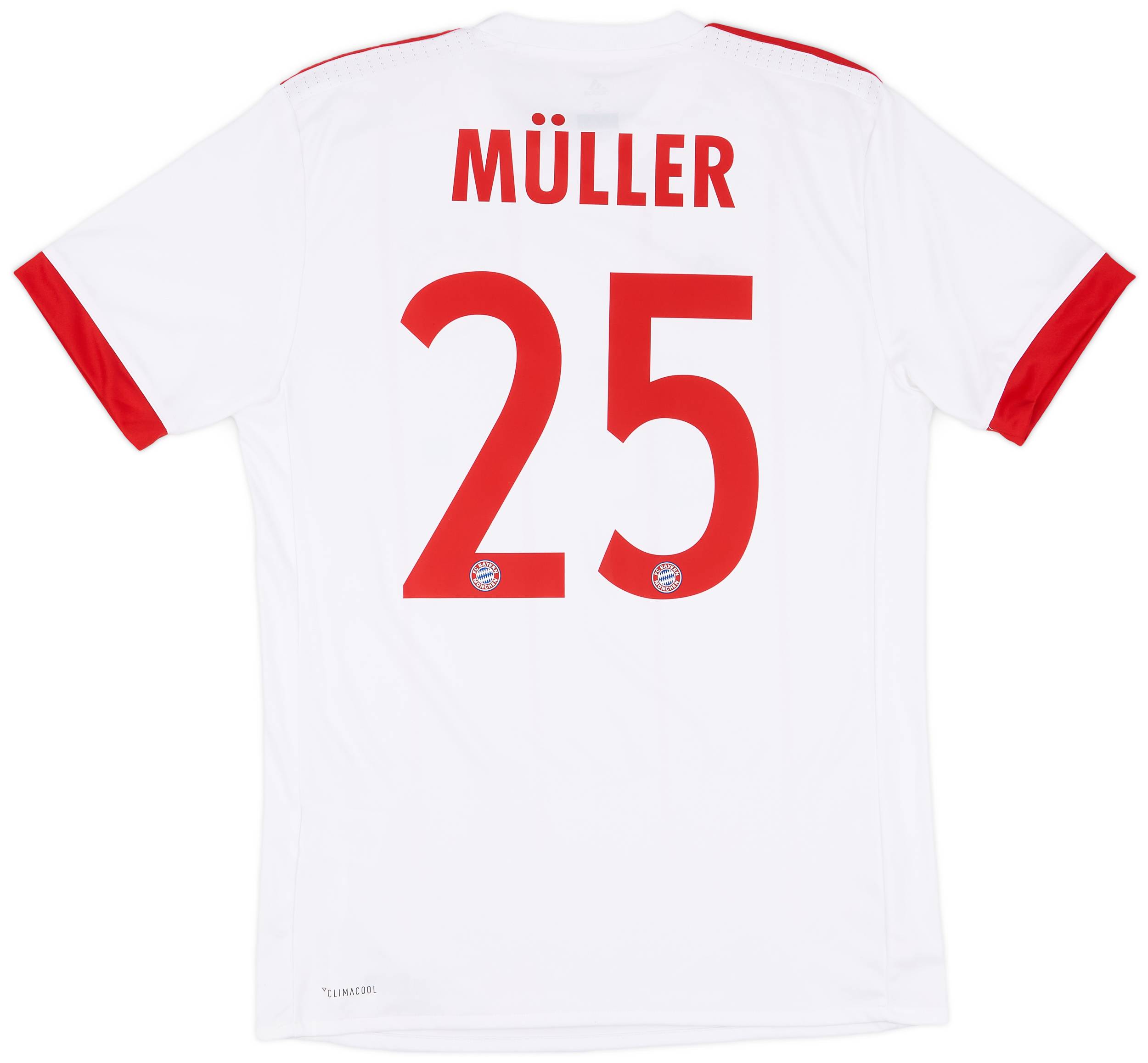 2017-18 Bayern Munich European Third Shirt Muller #25 - 9/10 - (S)