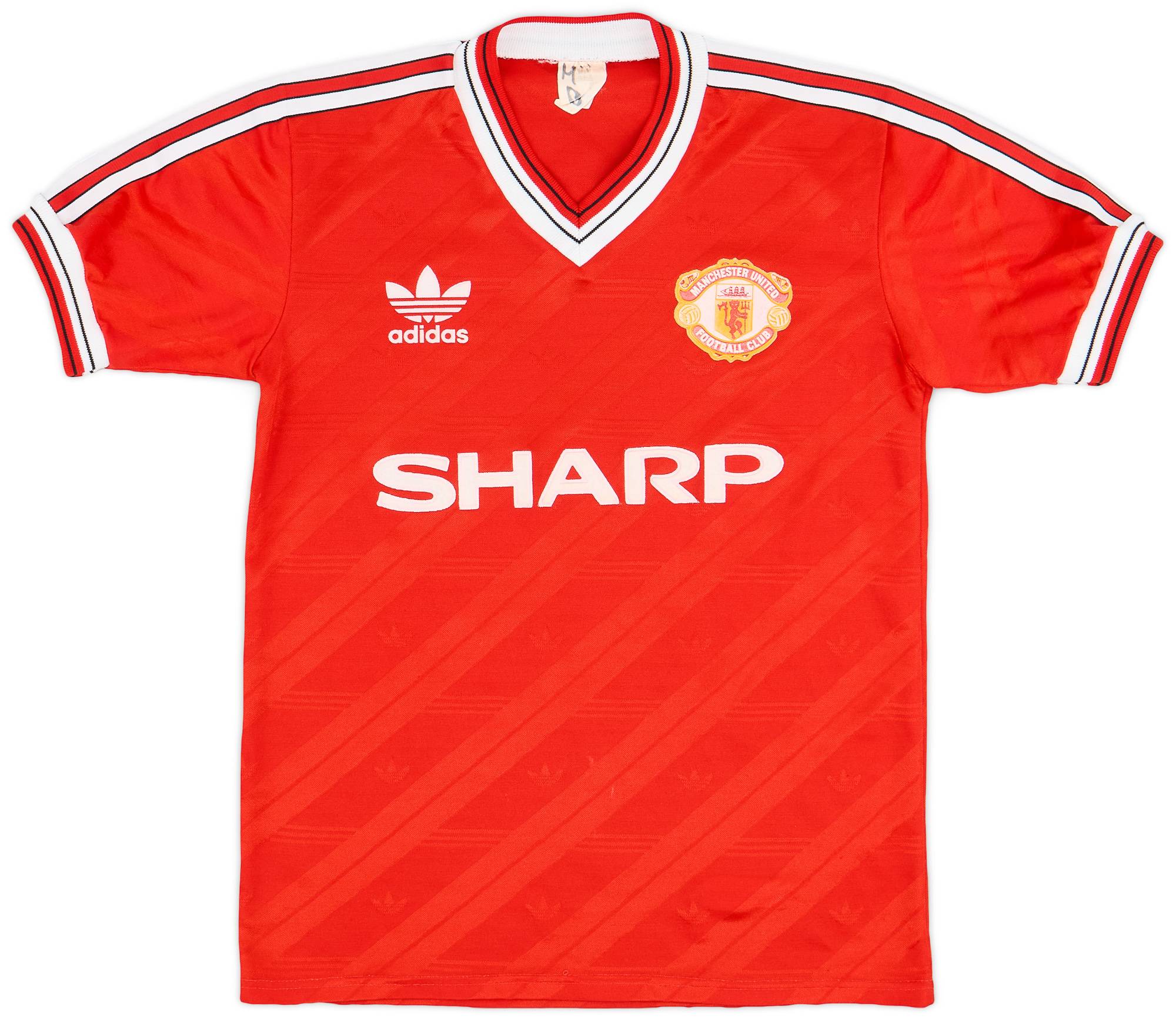 1986-88 Manchester United Home Shirt - 9/10 - (S)