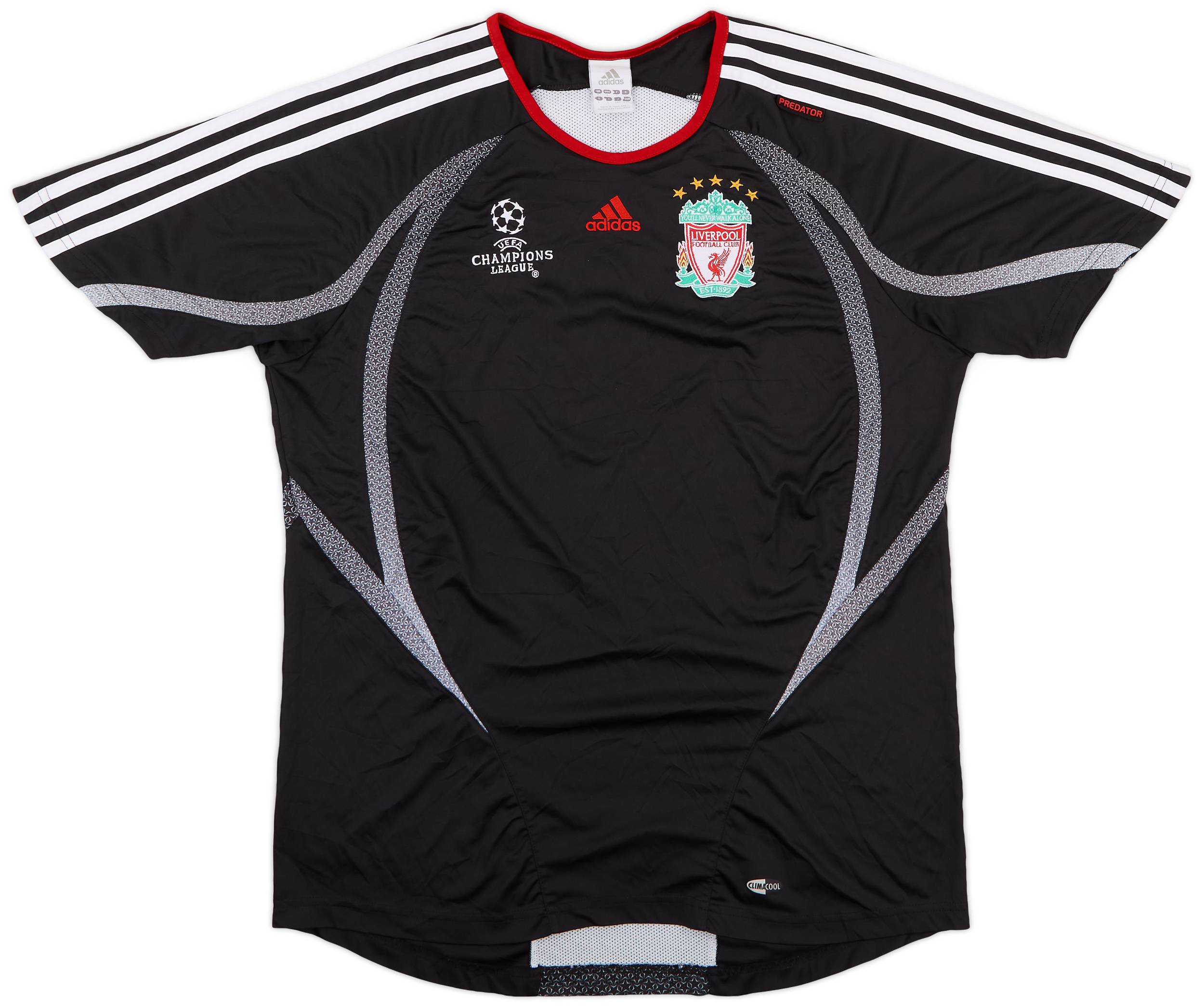 2006 07 Liverpool adidas CL Training Shirt 9 10 L