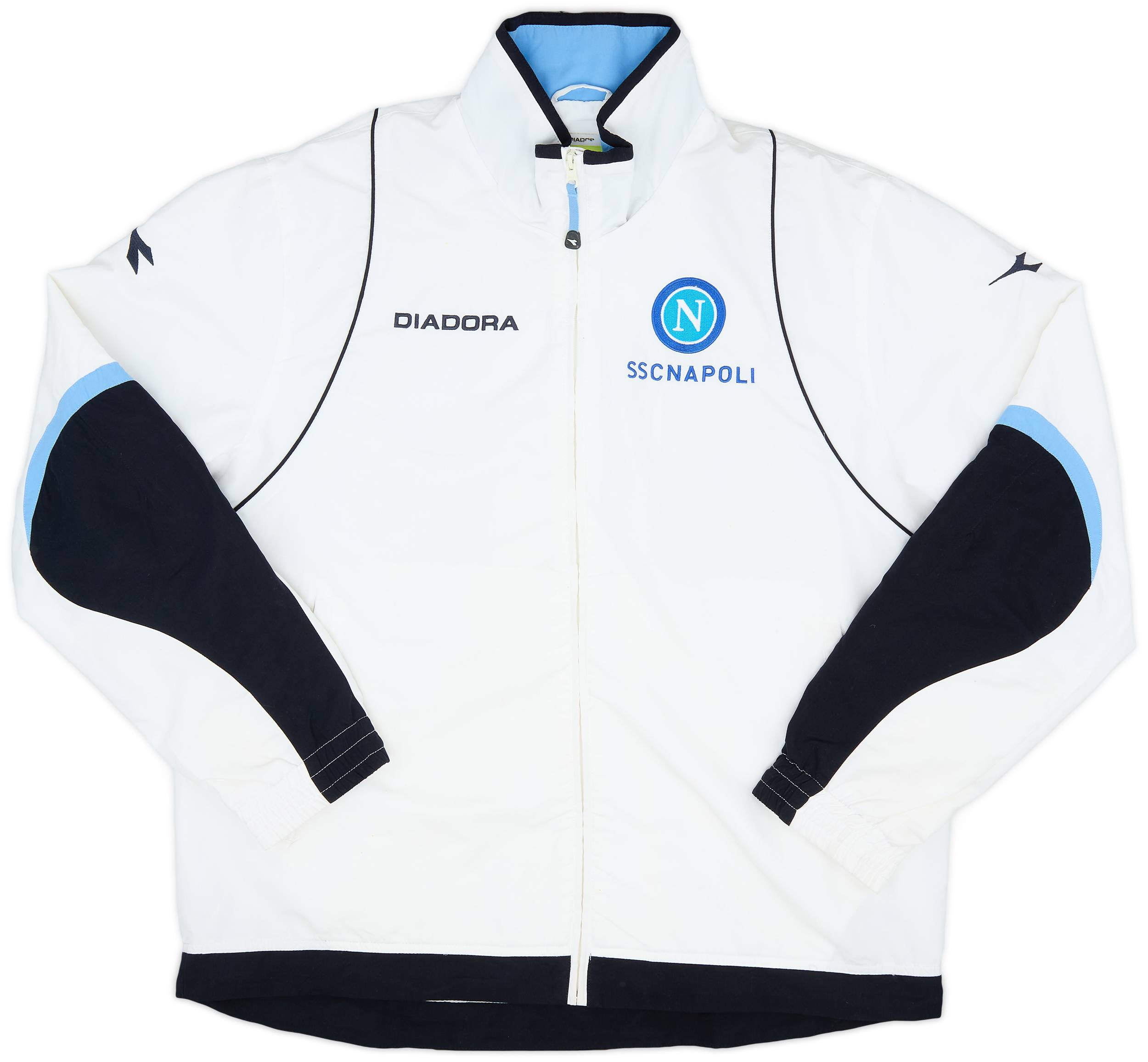 2007-08 Napoli Diadora Track Jacket - 7/10 - (L)