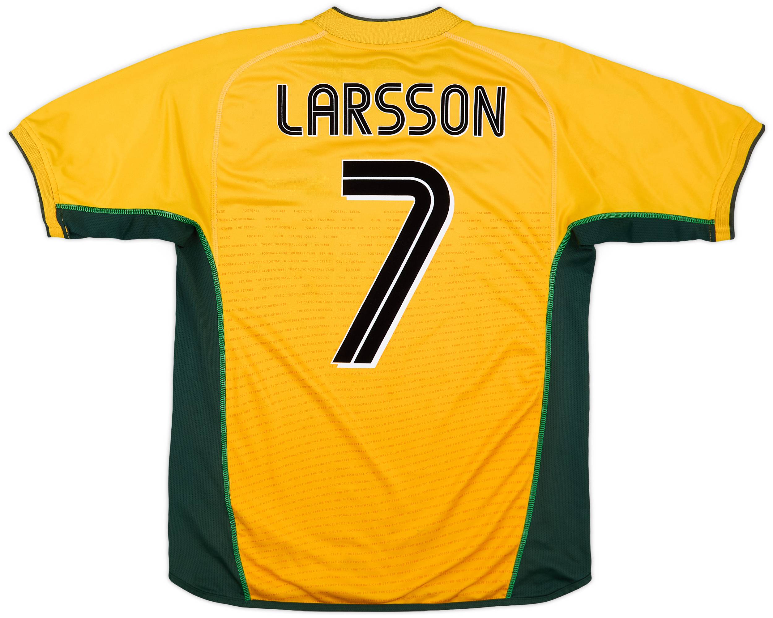 2002-03 Celtic Away Shirt Larsson #7 - 7/10 - (M)