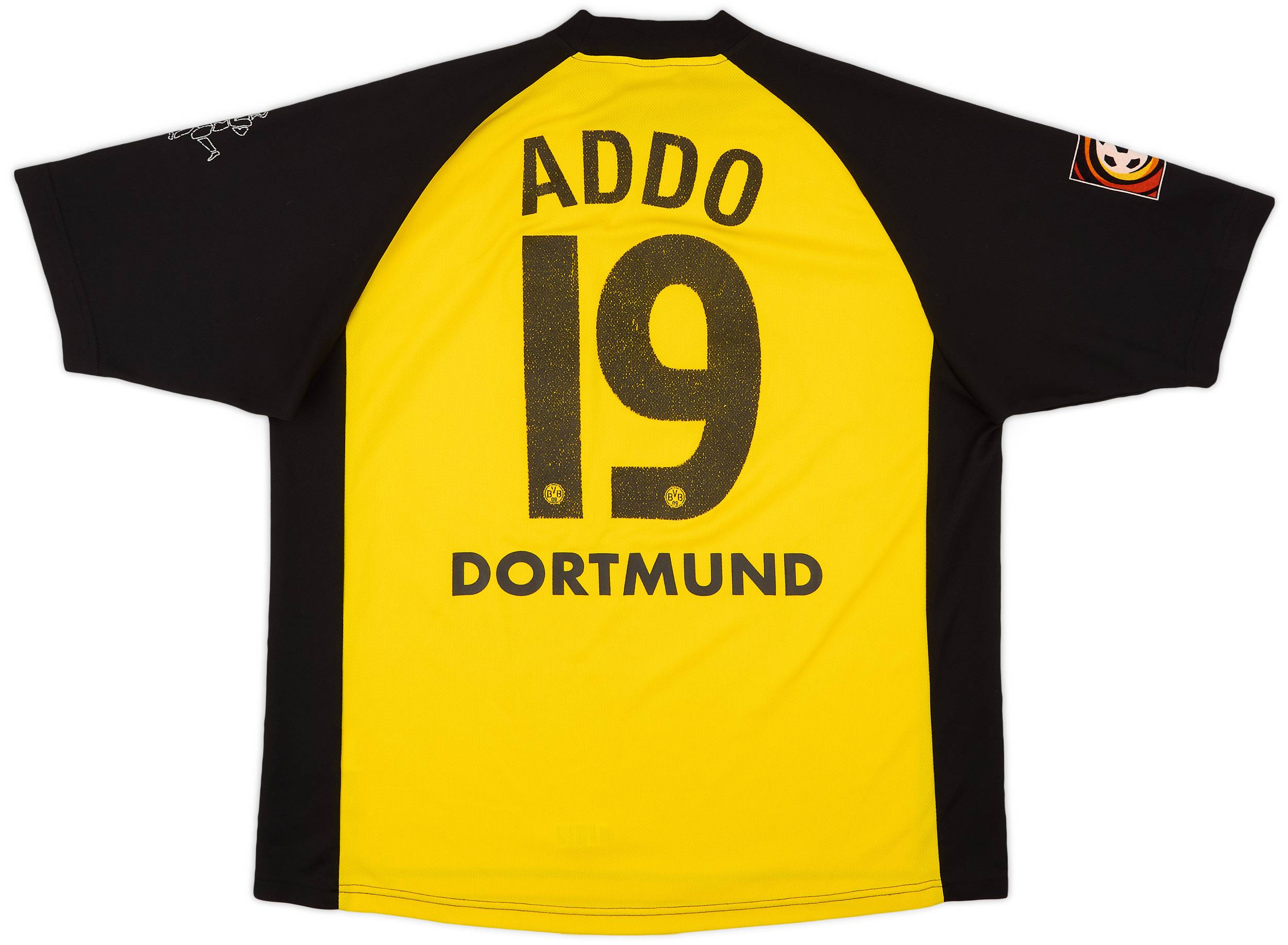 2001-02 Borussia Dortmund Home Shirt Addo #19 - 5/10 - (XXL)
