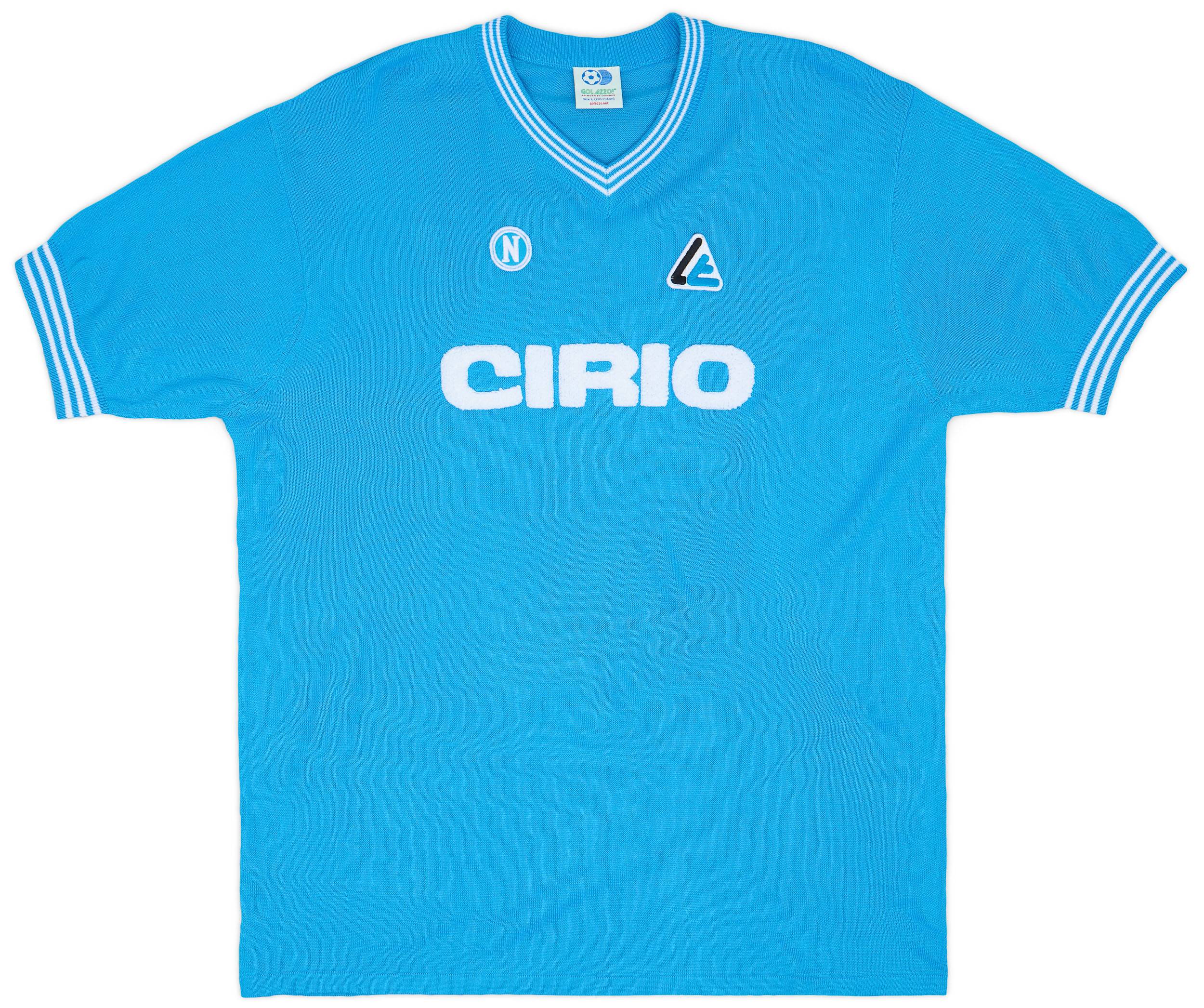 1984 85 Napoli Linea Time Reissue Home Shirt 10 Maradona