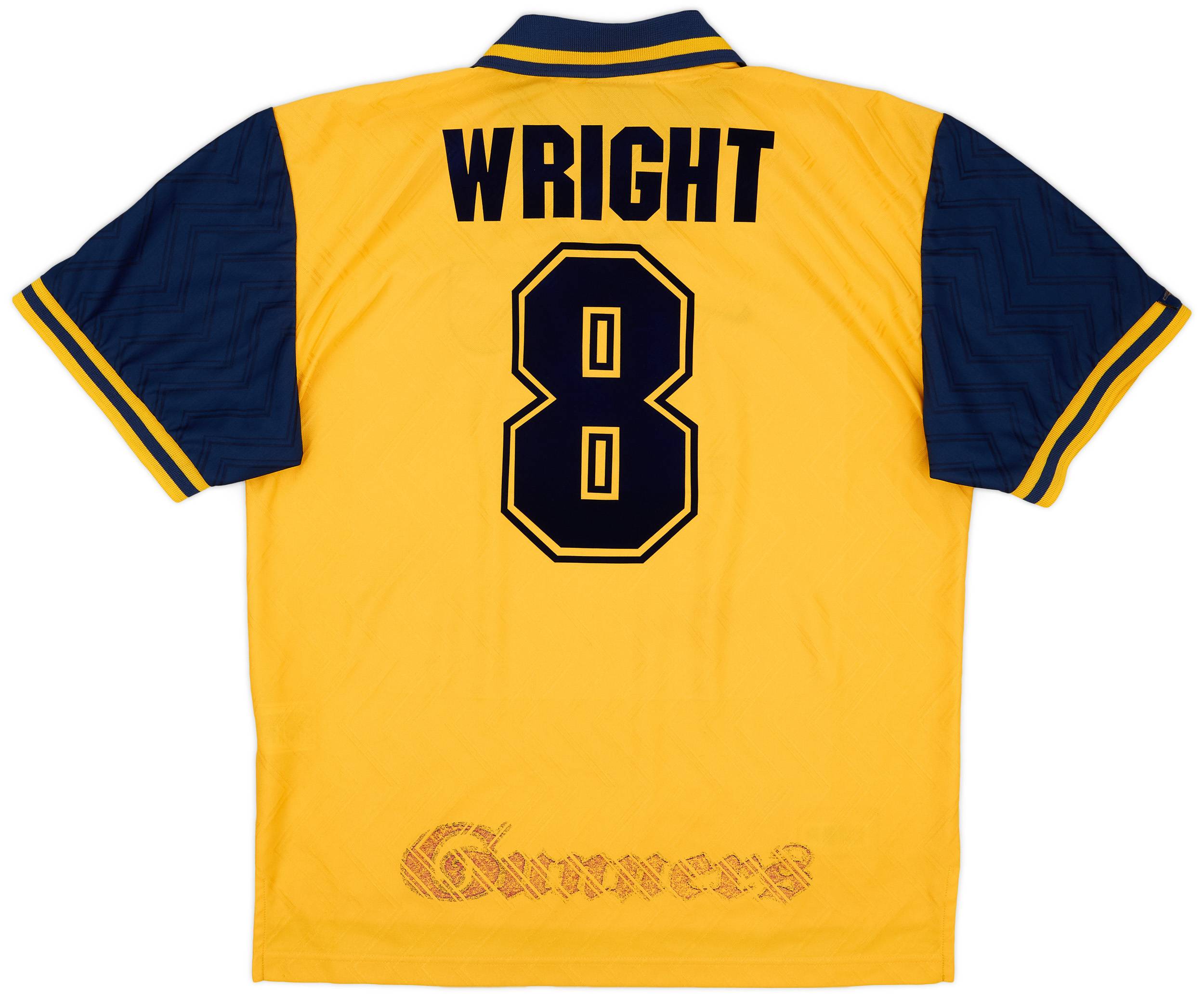 1996-97 Arsenal Away Shirt Wright #8 - 6/10 - (XL)