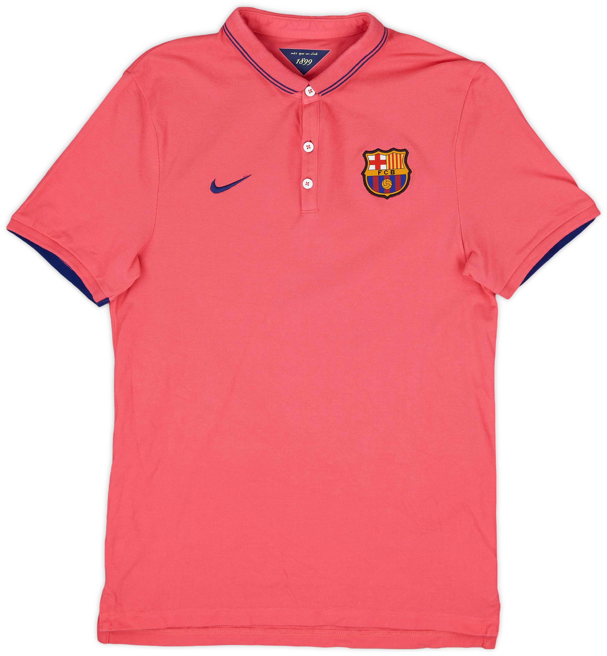 2014-15 Barcelona Nike Polo Shirt - 9/10 - (M)