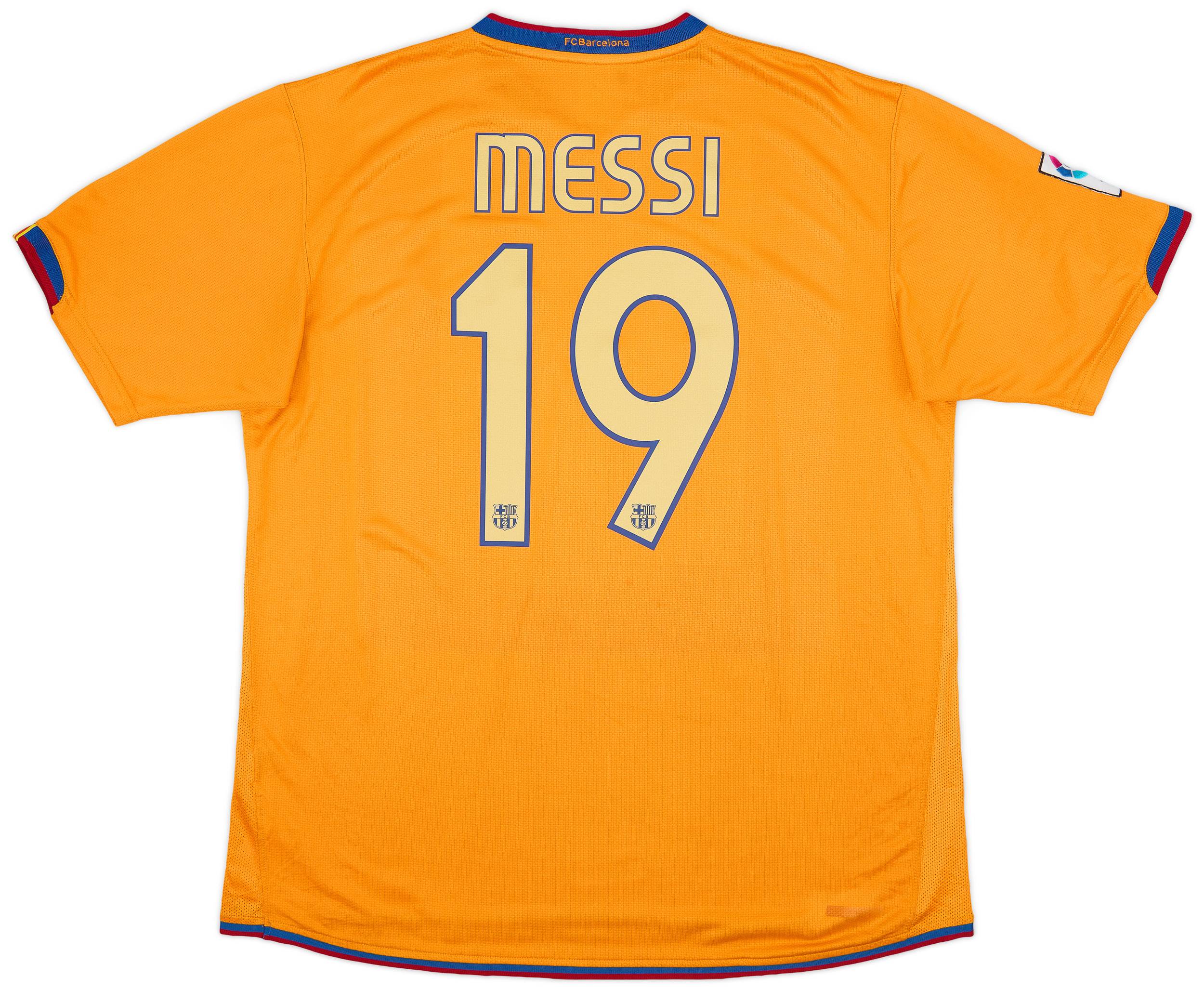 2006-08 Barcelona Away Shirt Messi #19 - 8/10 - (XL)