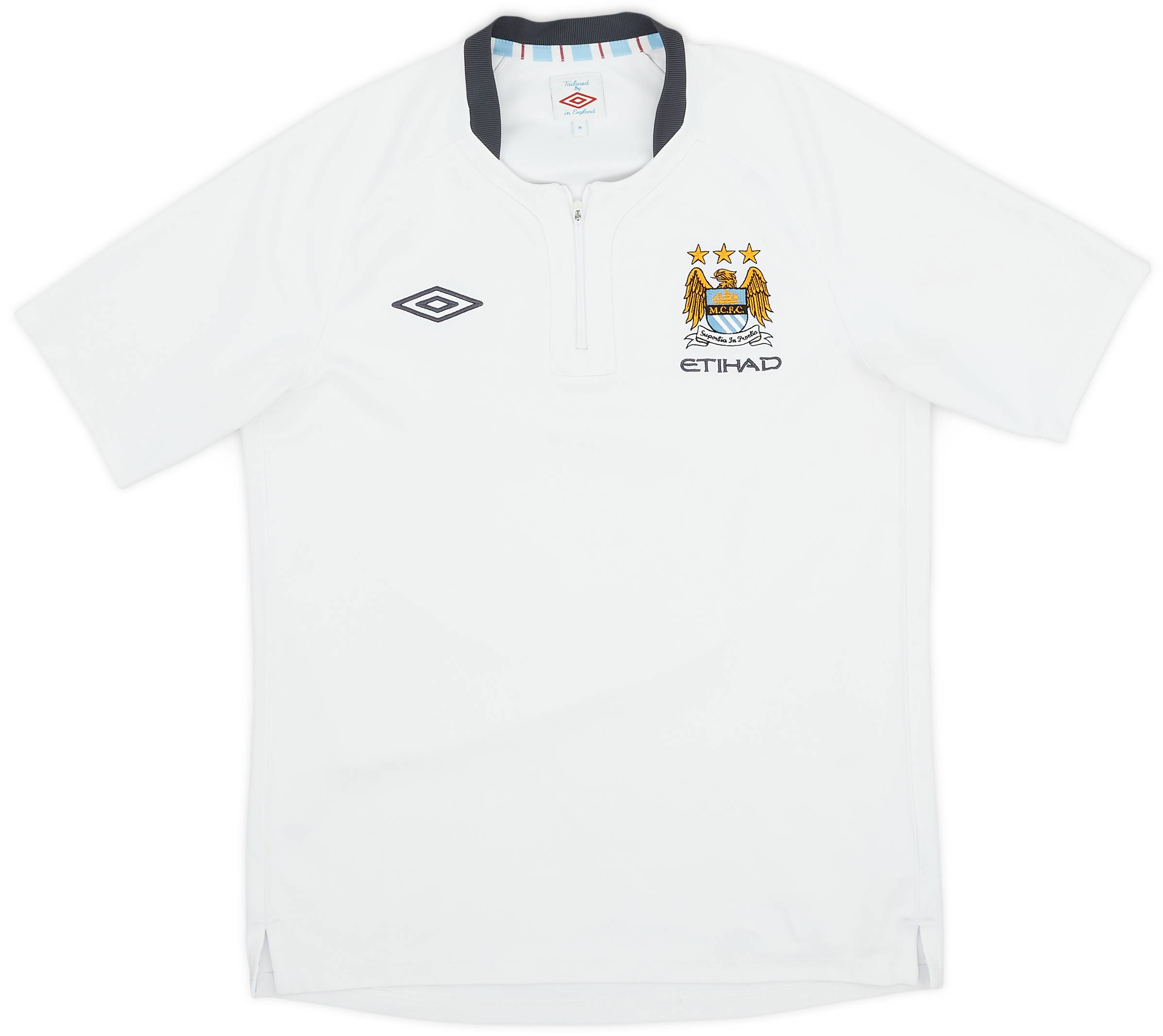 2011-12 Manchester City Umbro 1/4 Zip Training Shirt - 8/10 - (M)