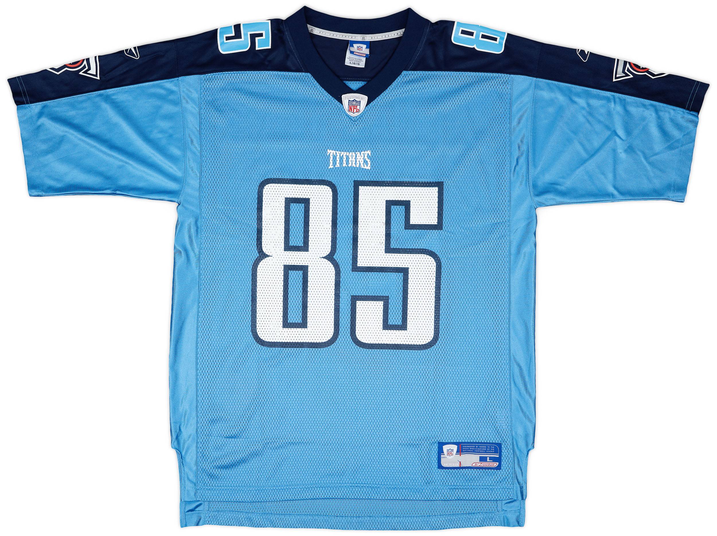 2002-04 Tennessee Titans Mason #85 Reebok On Field Alternate