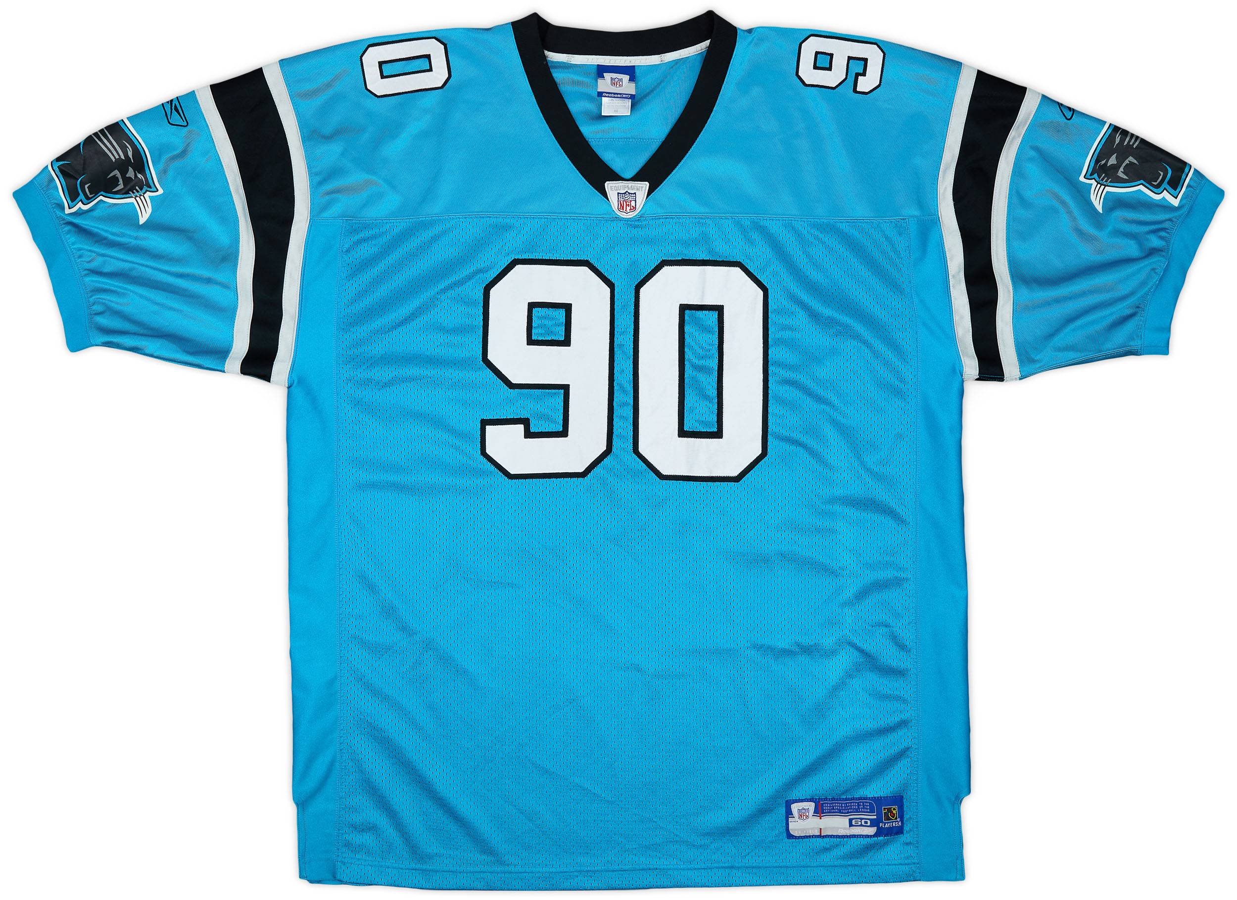 2005-06 Carolina Panthers Peppers #90 Reebok Authentic Alternate Jersey - 9/10 - (4XL)