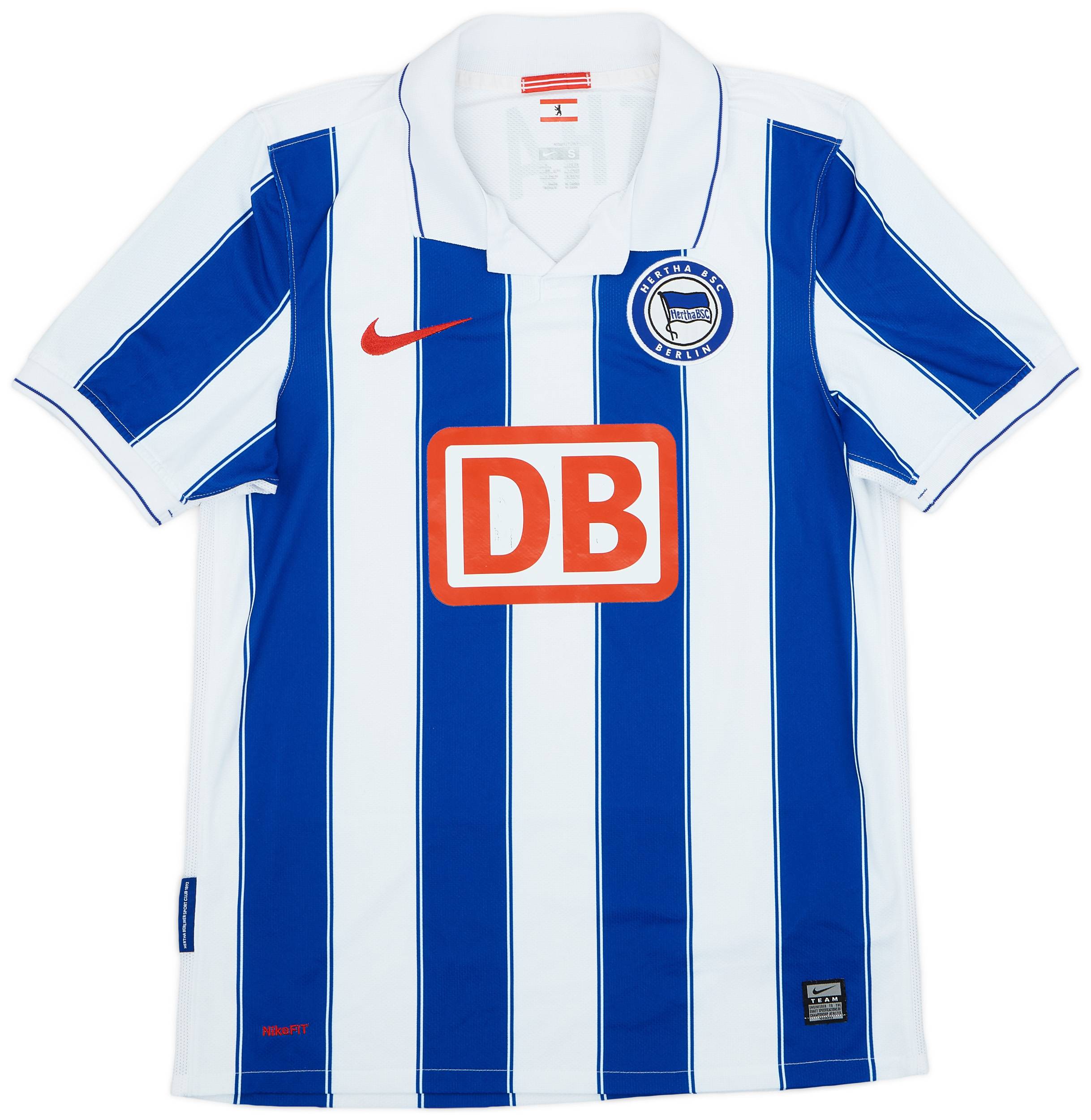 2009-10 Hertha Berlin Home Shirt - 7/10 - (S)