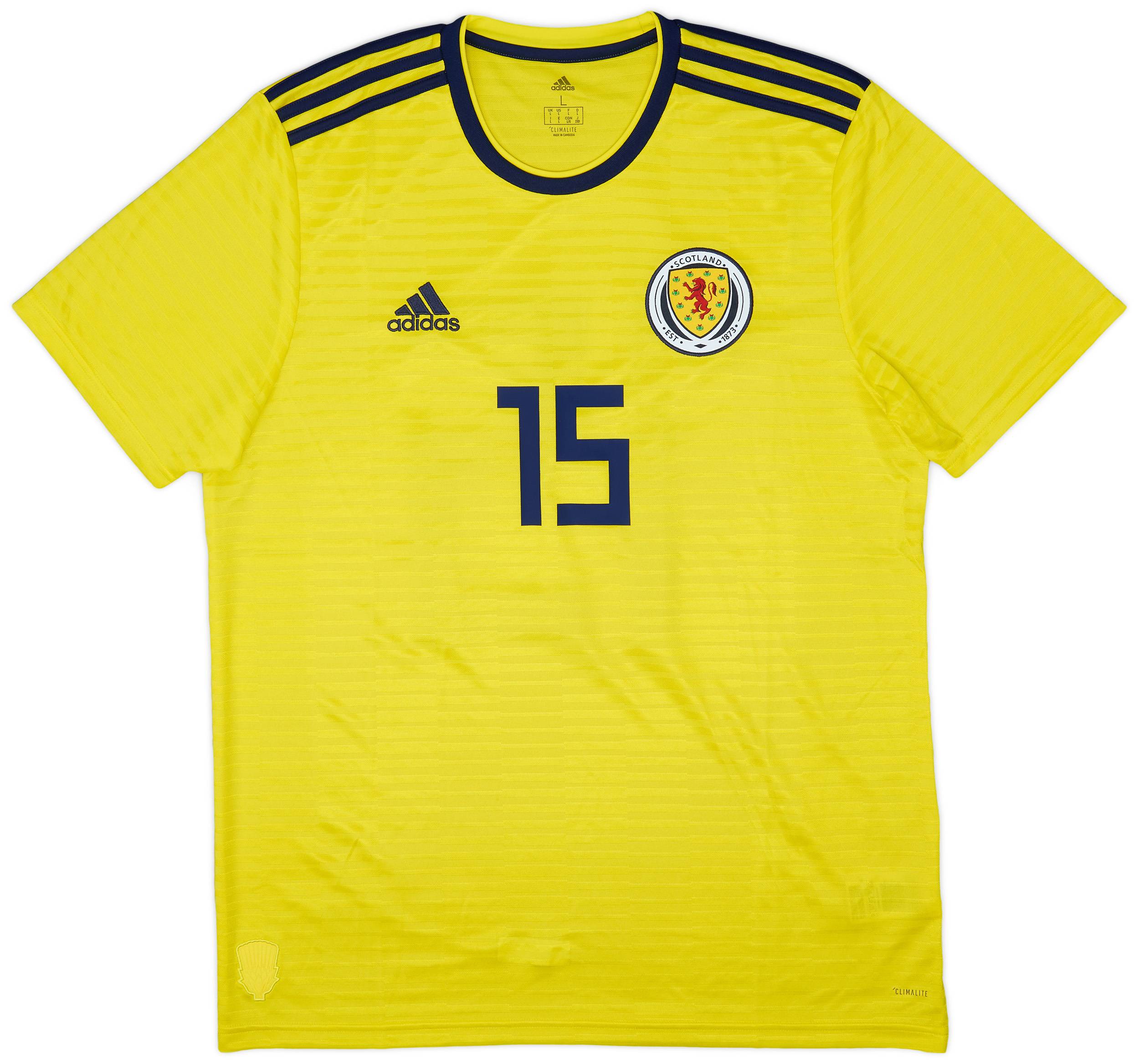2017-18 Scotland Away Shirt #15 - 9/10 - (L)