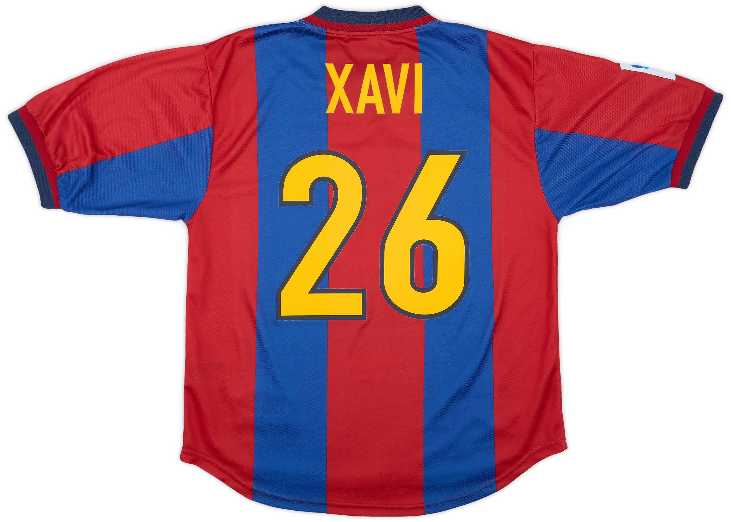 1998-00 Barcelona Home Shirt Xavi #26 - 8/10 - (M)