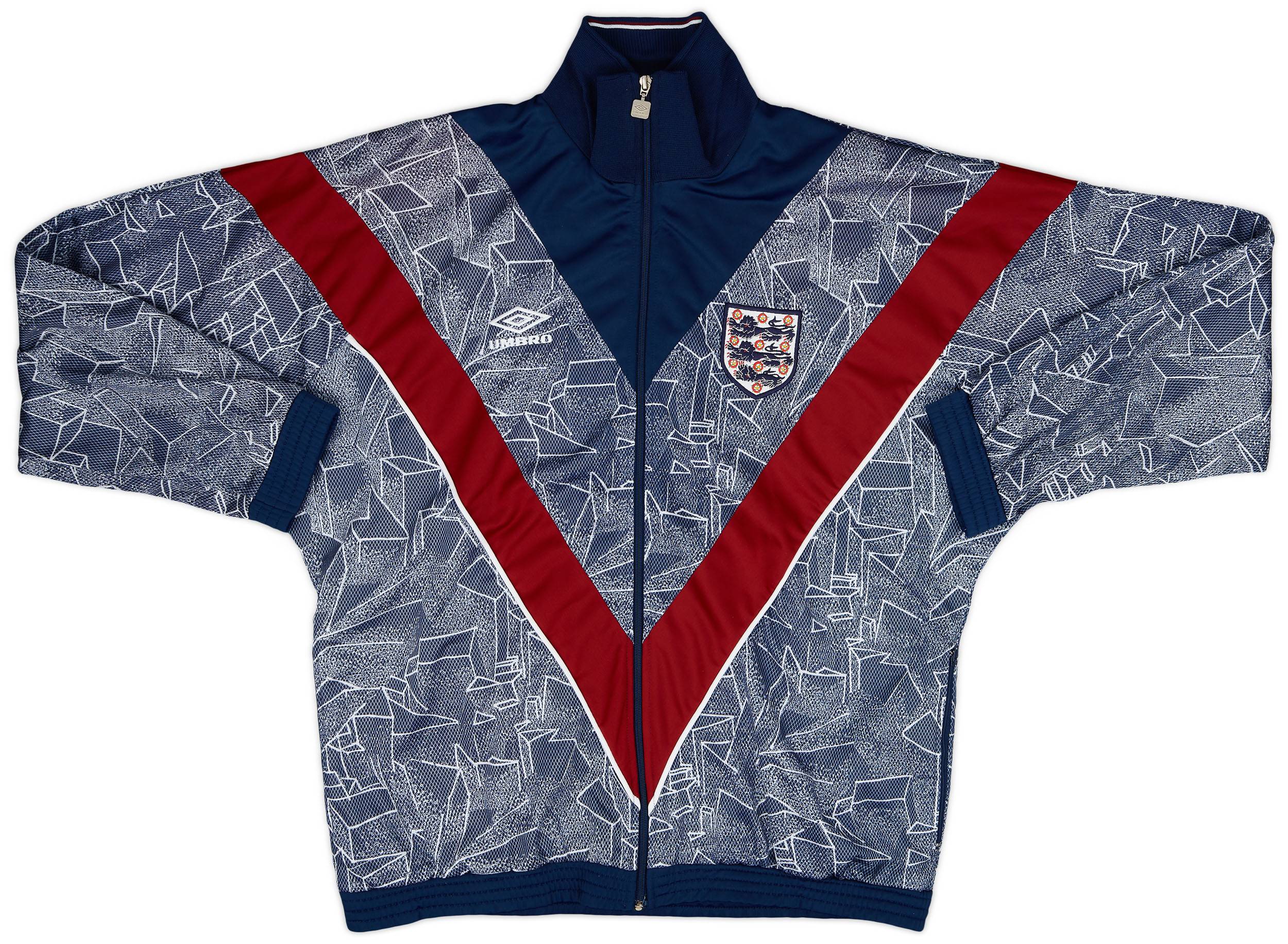 1993-95 England Umbro Track Jacket L | Vintage Football Shirts