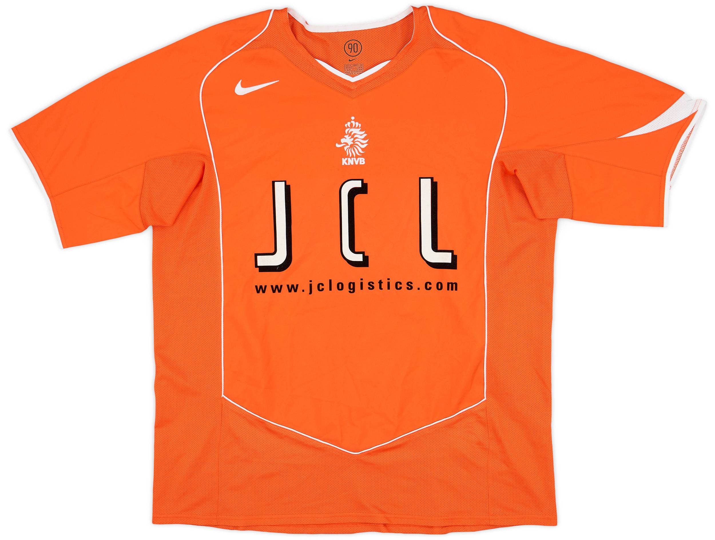 ウェア NETHERLANDS- 2004 (Home) 2004-06 Netherlands Home Shirt - 8/10 - (XS.Boys)