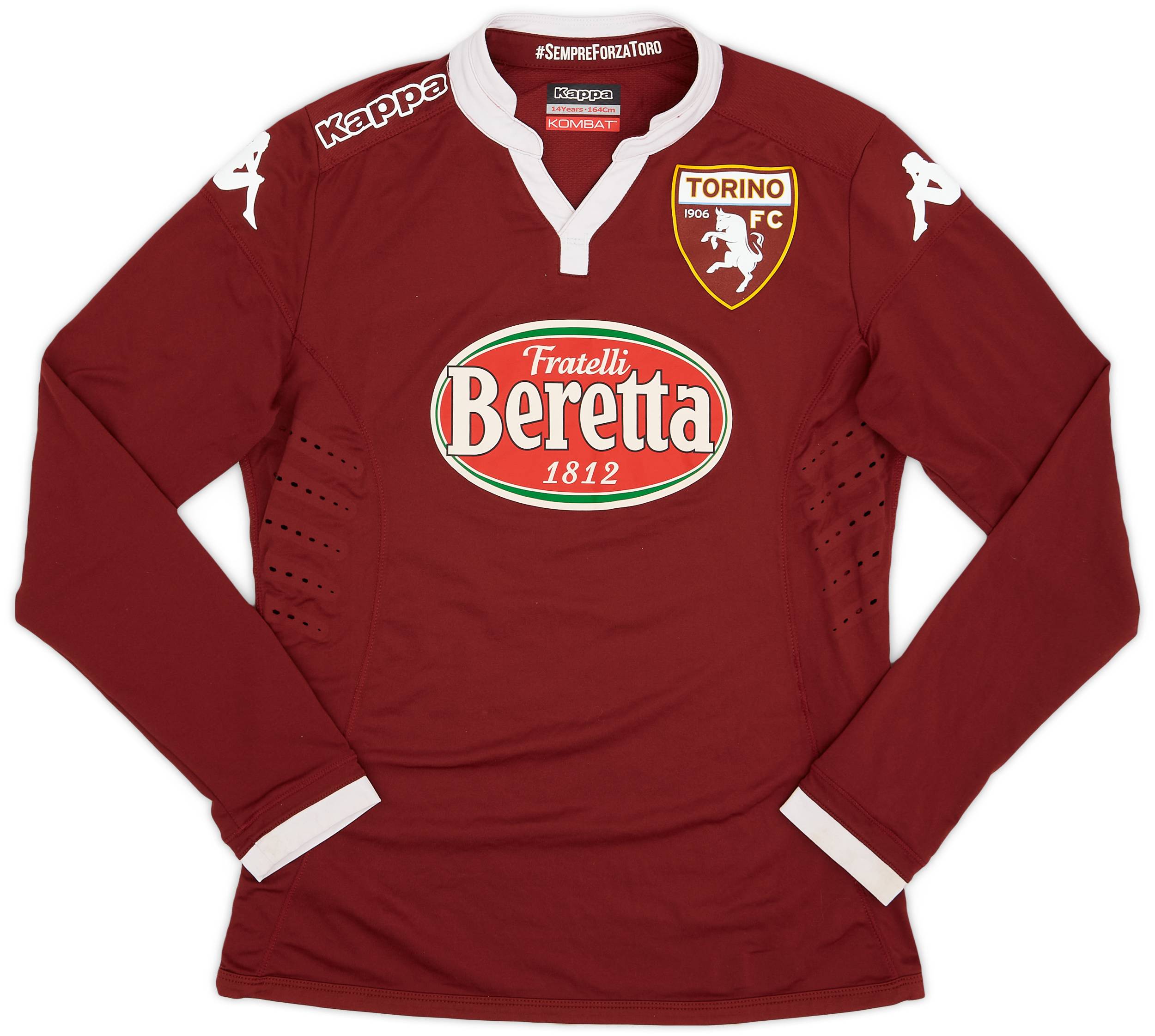 2015-16 Torino Home L/S Shirt #5 - 7/10 - (XL.Boys)